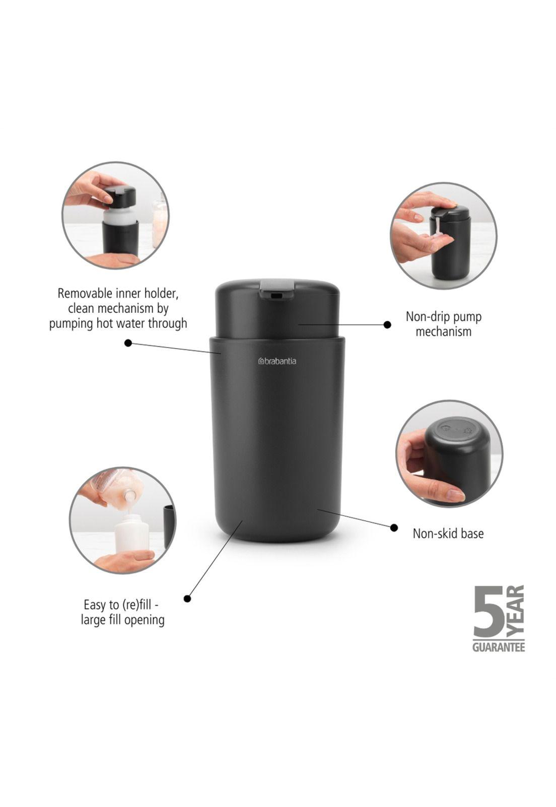 Dispensador de jabón ReNew Dark Grey-5