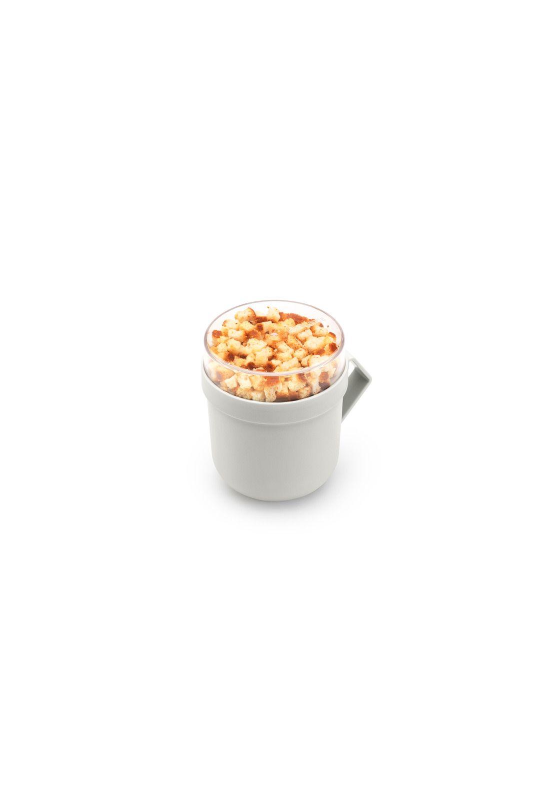 Taza para sopa Make & Take 0,6L plástico - Light Grey-2