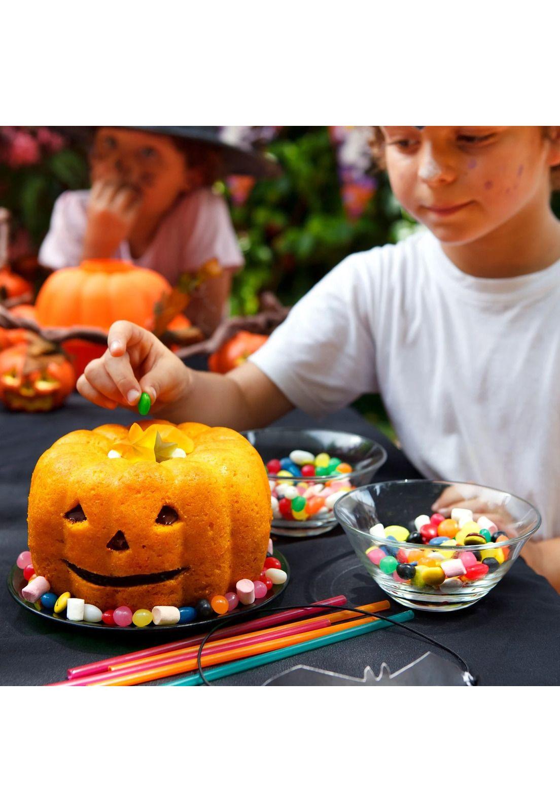 Molde silicona calabaza halloween 3D-5