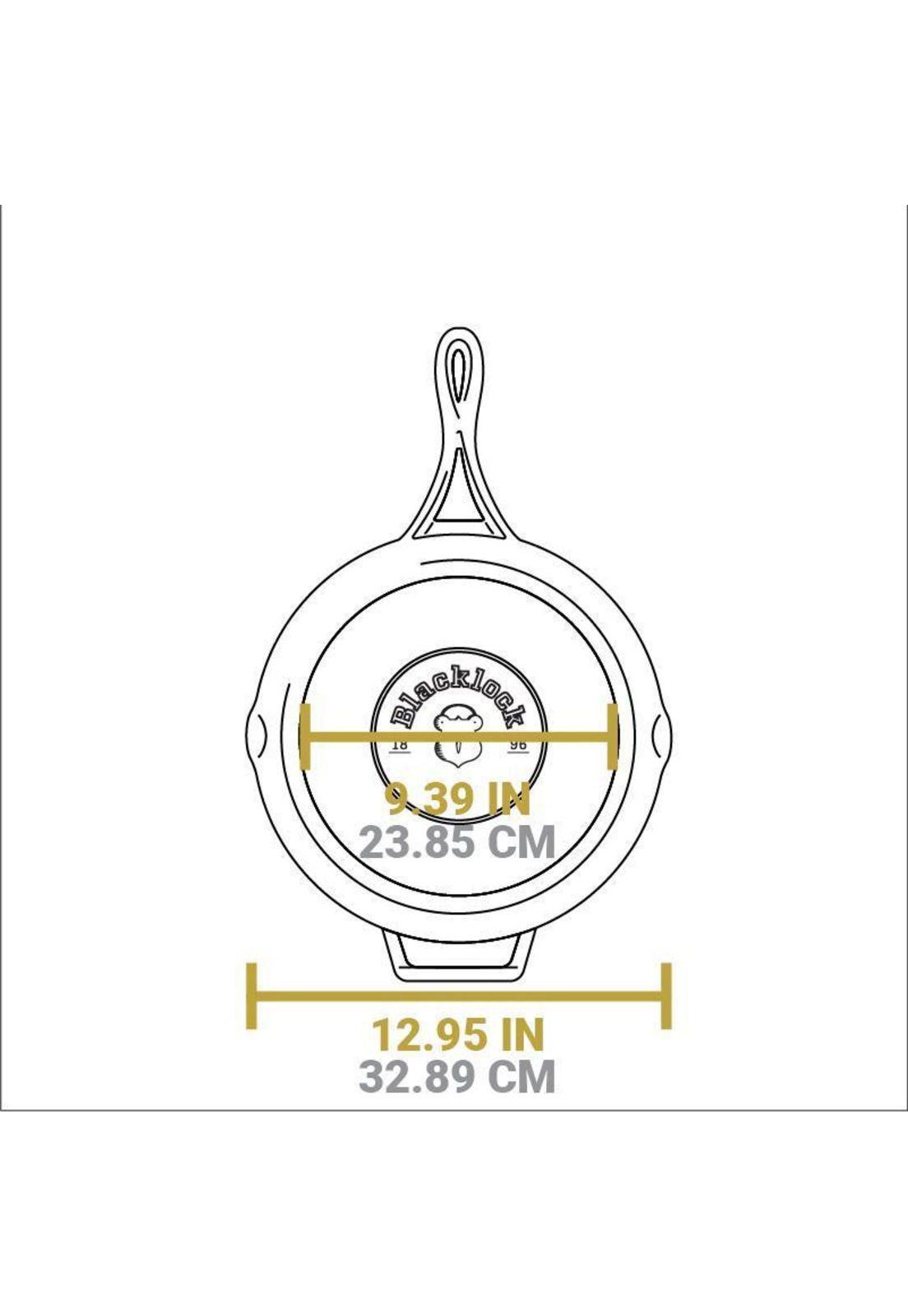 Sartén Blacklock Hierro Fundido 30 cm-7