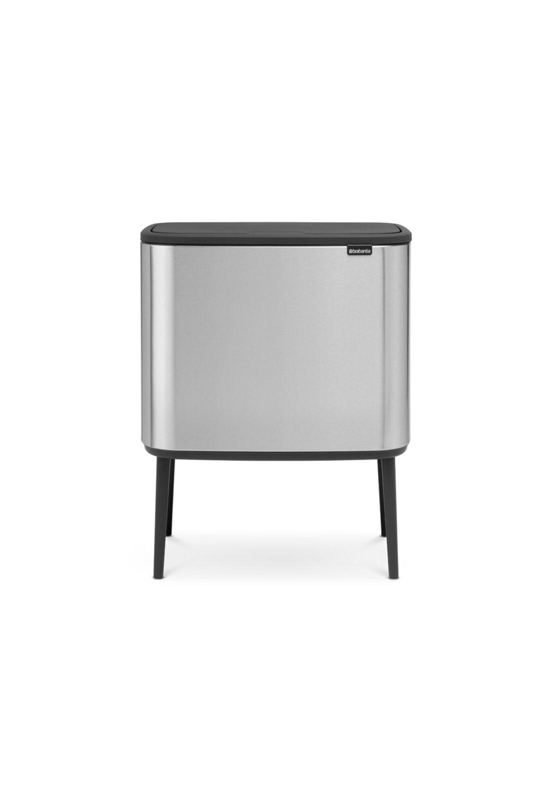Basurero Bo Touch 36 Lt Matt Steel Fingerprint Proof-0