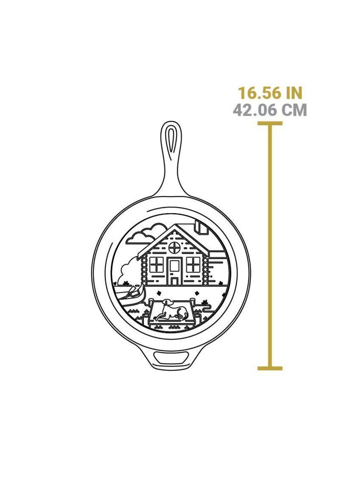Juego de Sartenes Cabaña Wanderlust Hierro Fundido 3 Litros-7