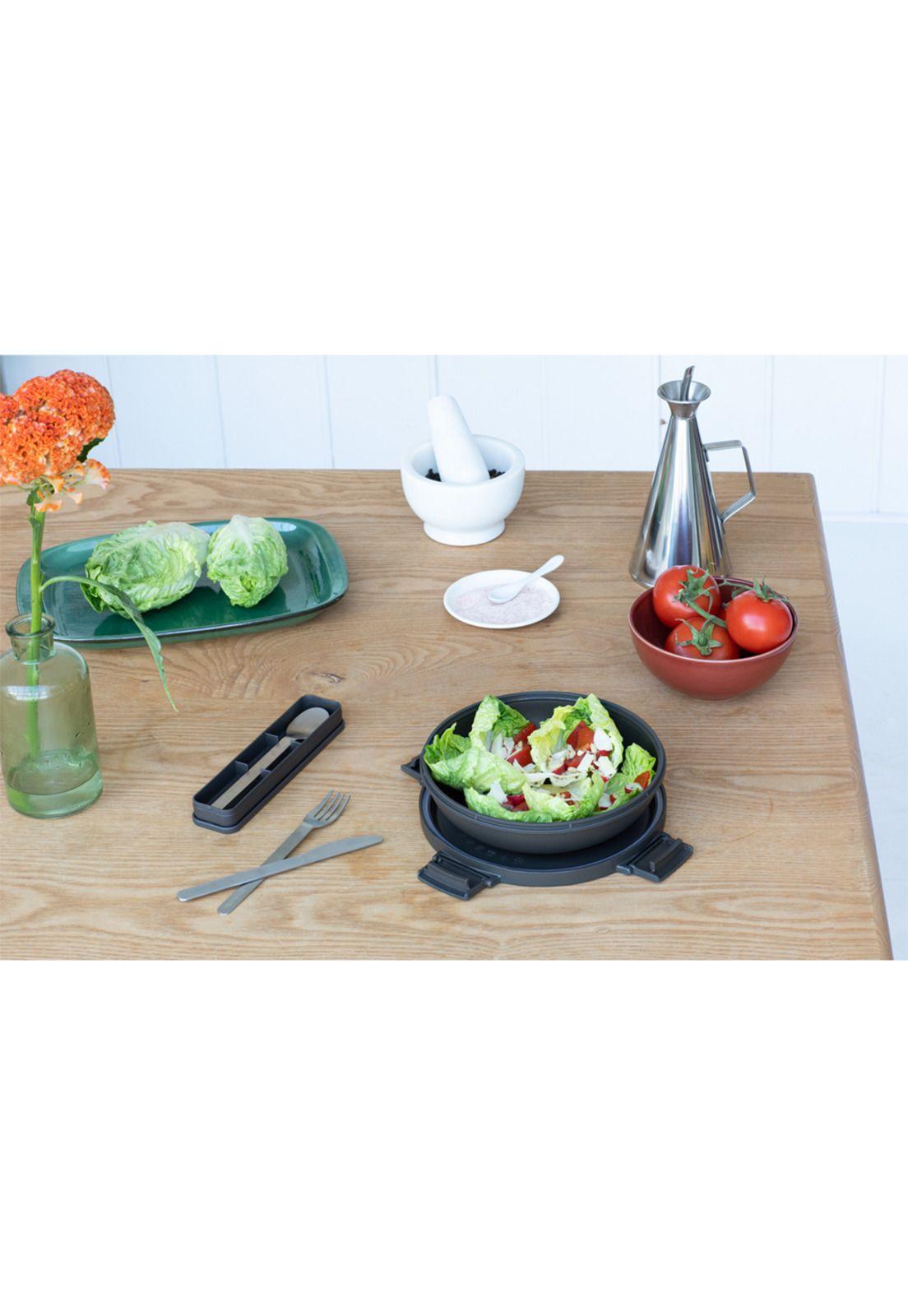 Bowl para almuerzo Make & Take 1 Lt Dark Grey-5