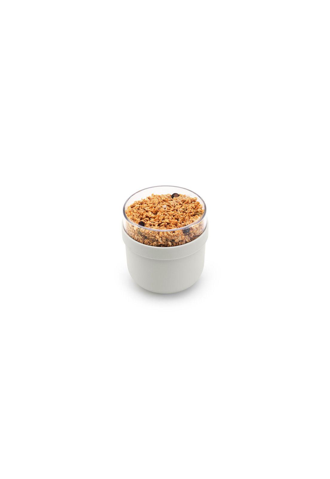 Bol de desayuno Make & Take 0,5L plástico - Light Grey-2