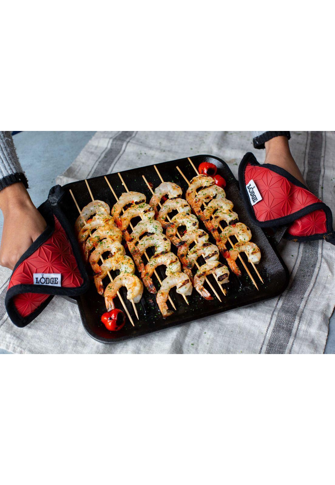 Sartén Cuadrado Parrilla Hierro Fundido 28 cm-4