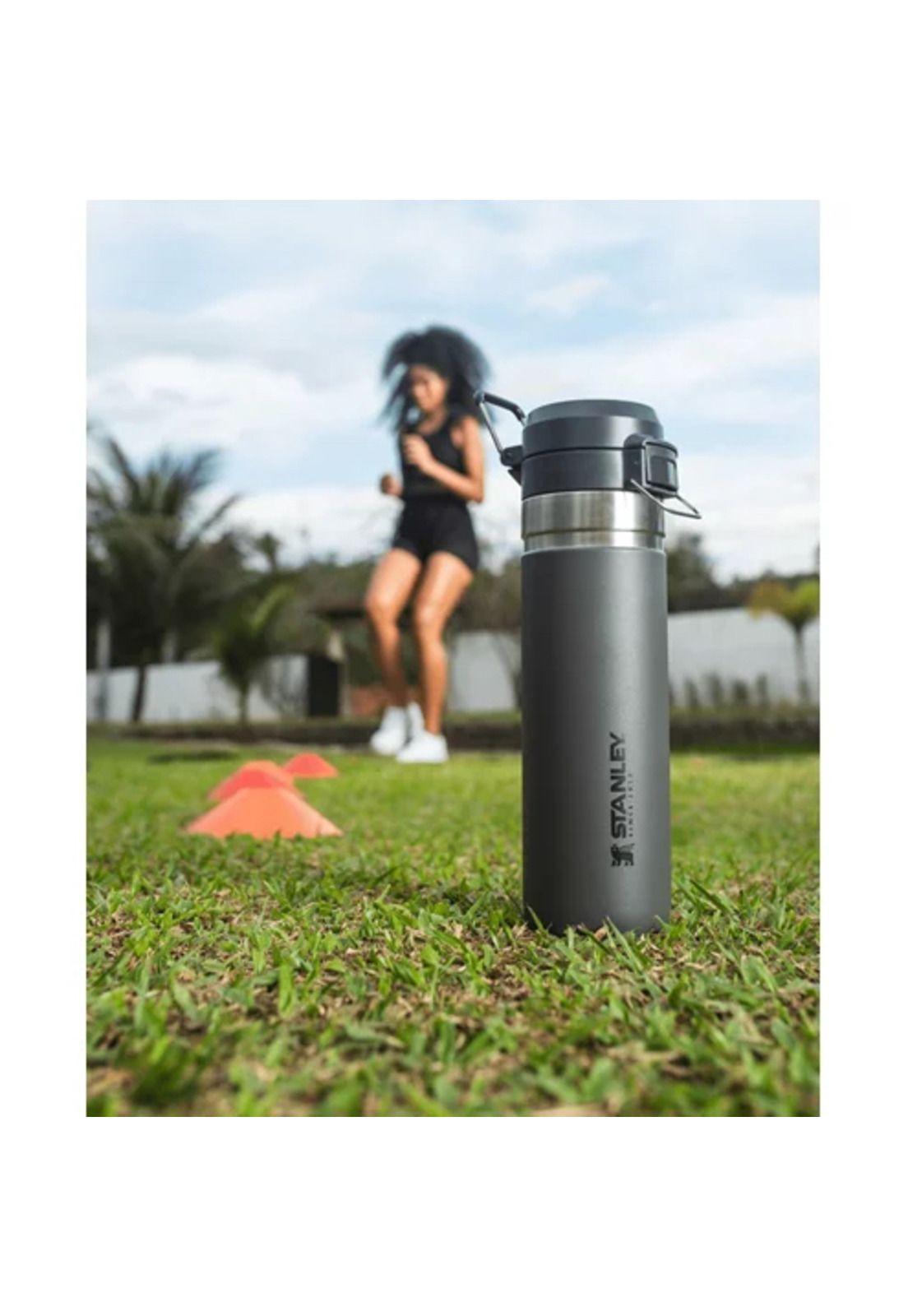 Botella Termica Quick Flip Stanley Gris | 709 Ml-1