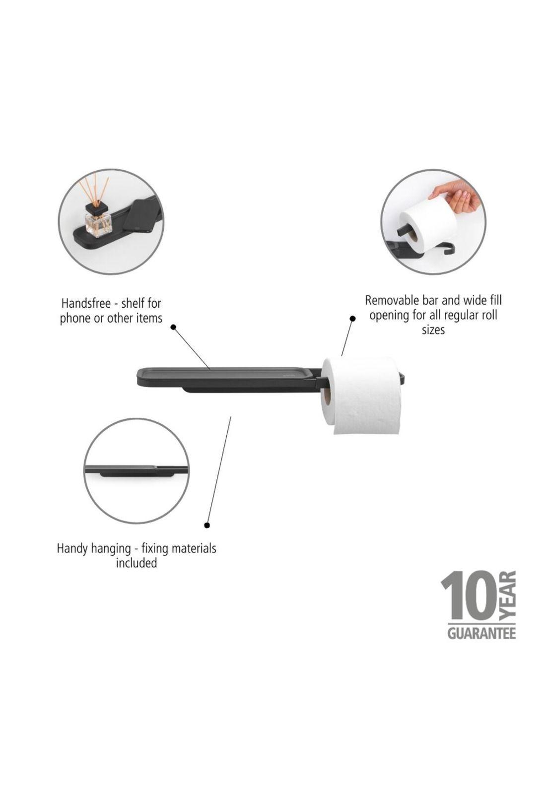 Porta Rollos con estante MindSet Mineral Infinite Grey-6