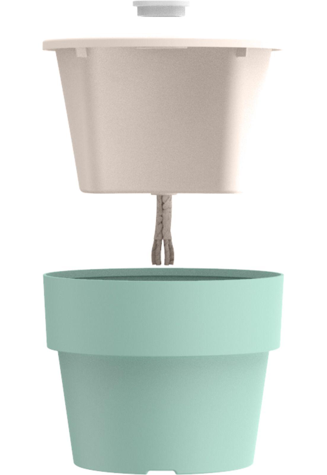 Macetero Autorriego Verde Menta 1,6 Lt-2