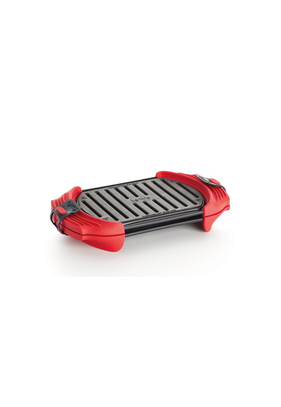 Grill para Microondas rojo-1