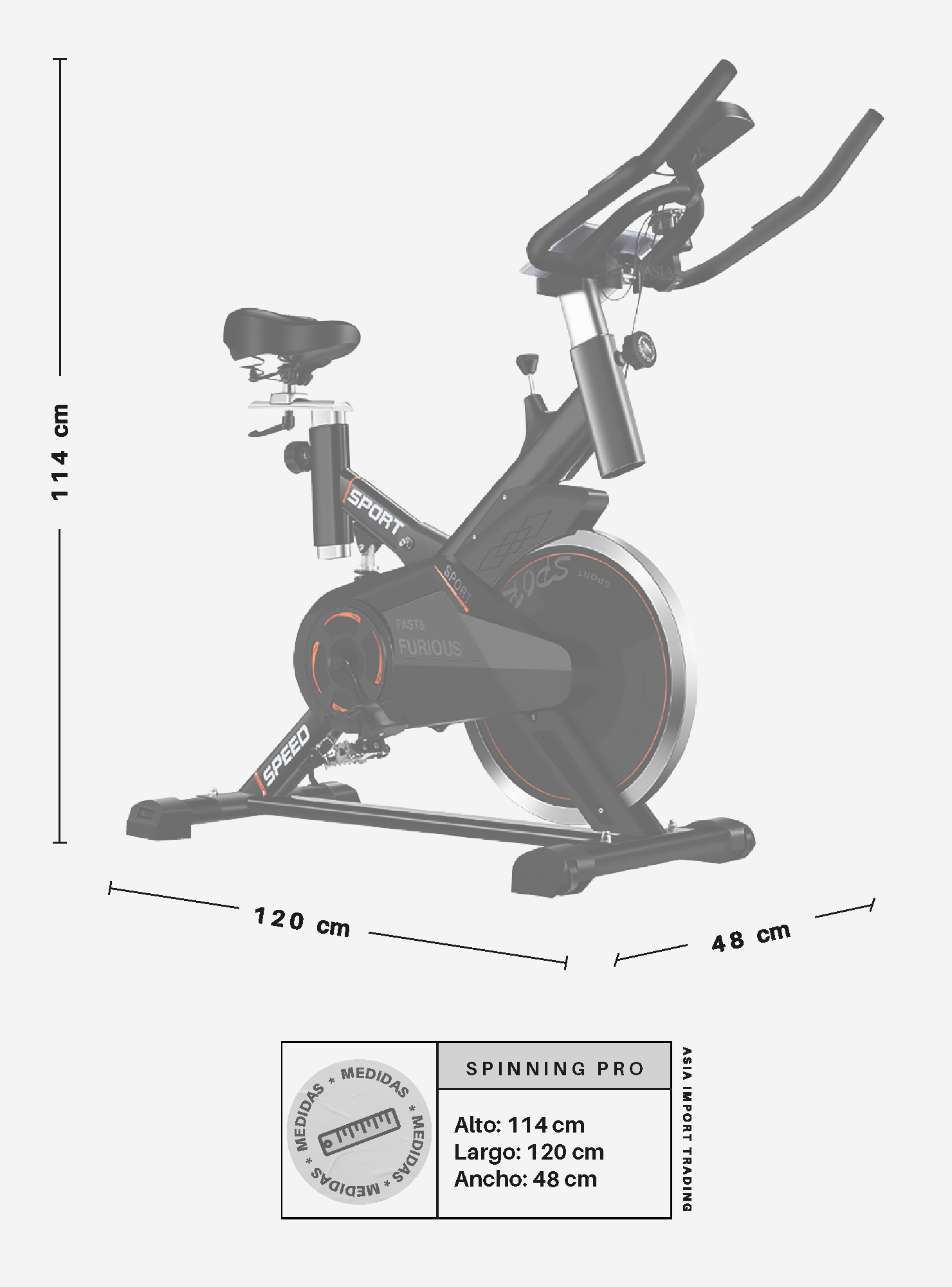 Bicicleta Spinning Pro-4