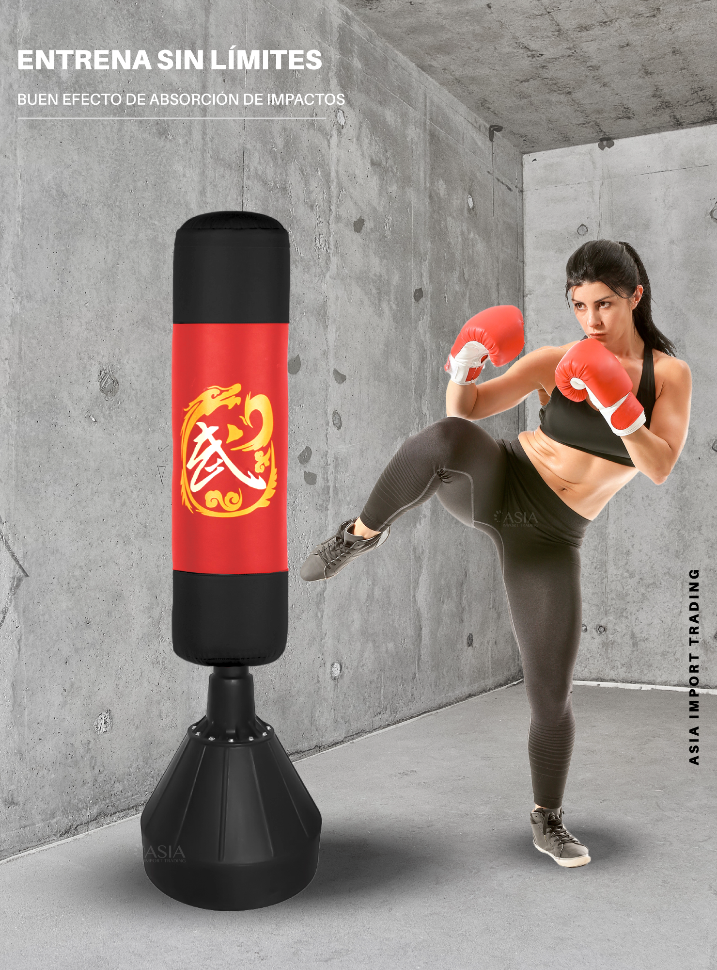 Saco de Box con Base 1,80 mt-1