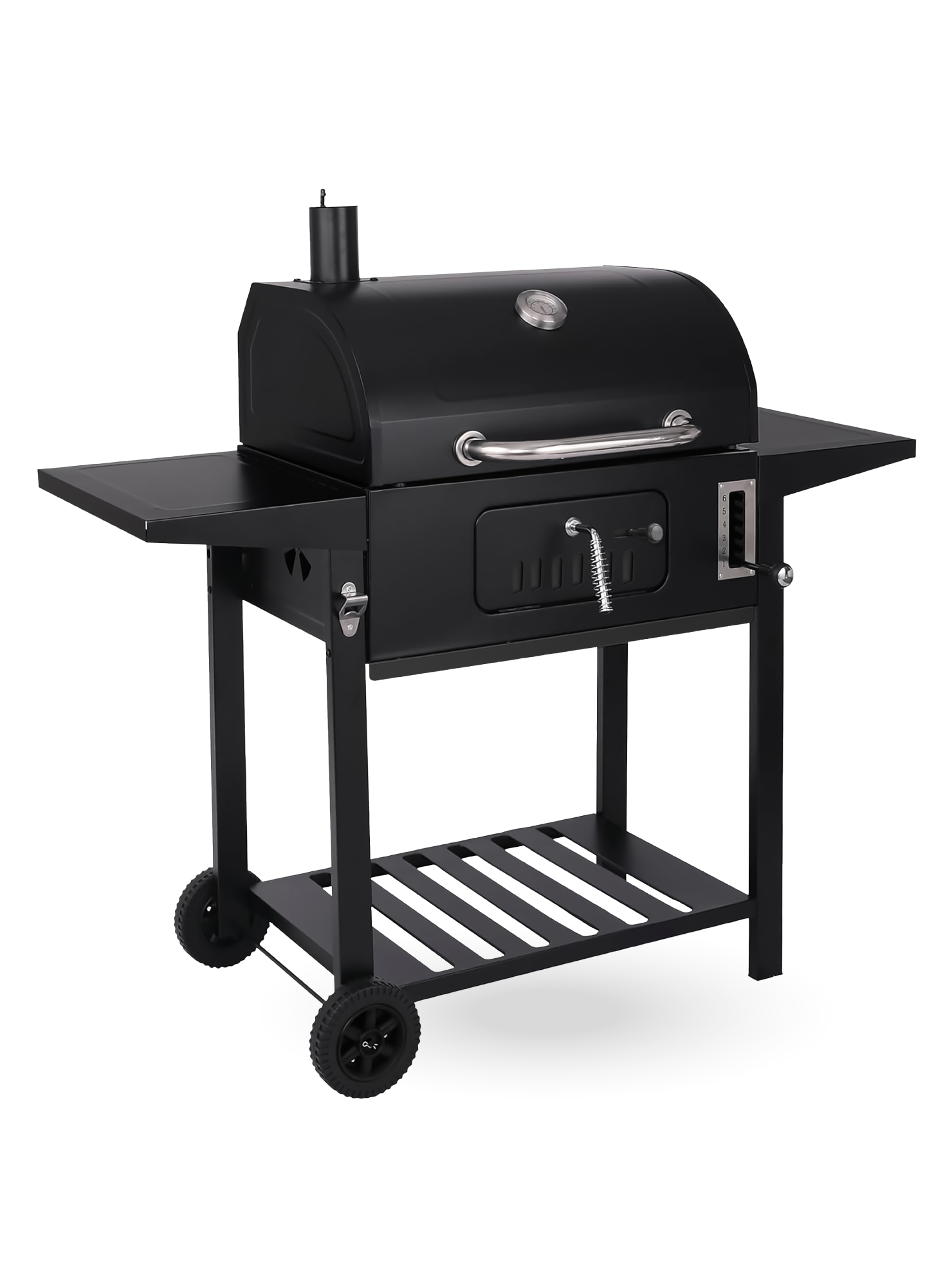 Parrilla con Tapa y Bandejas laterales-0