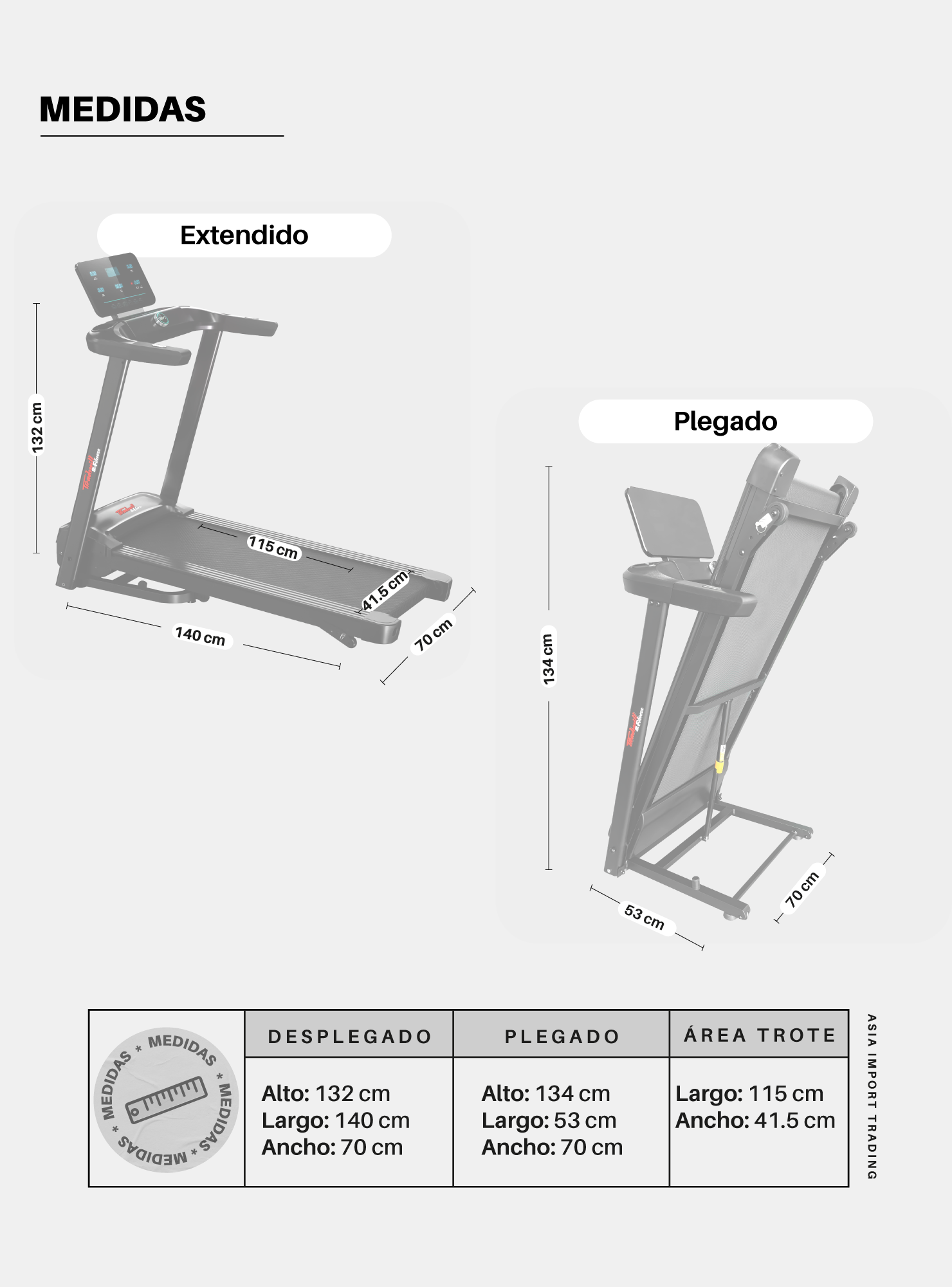 Trotadora Treadmill T700-3