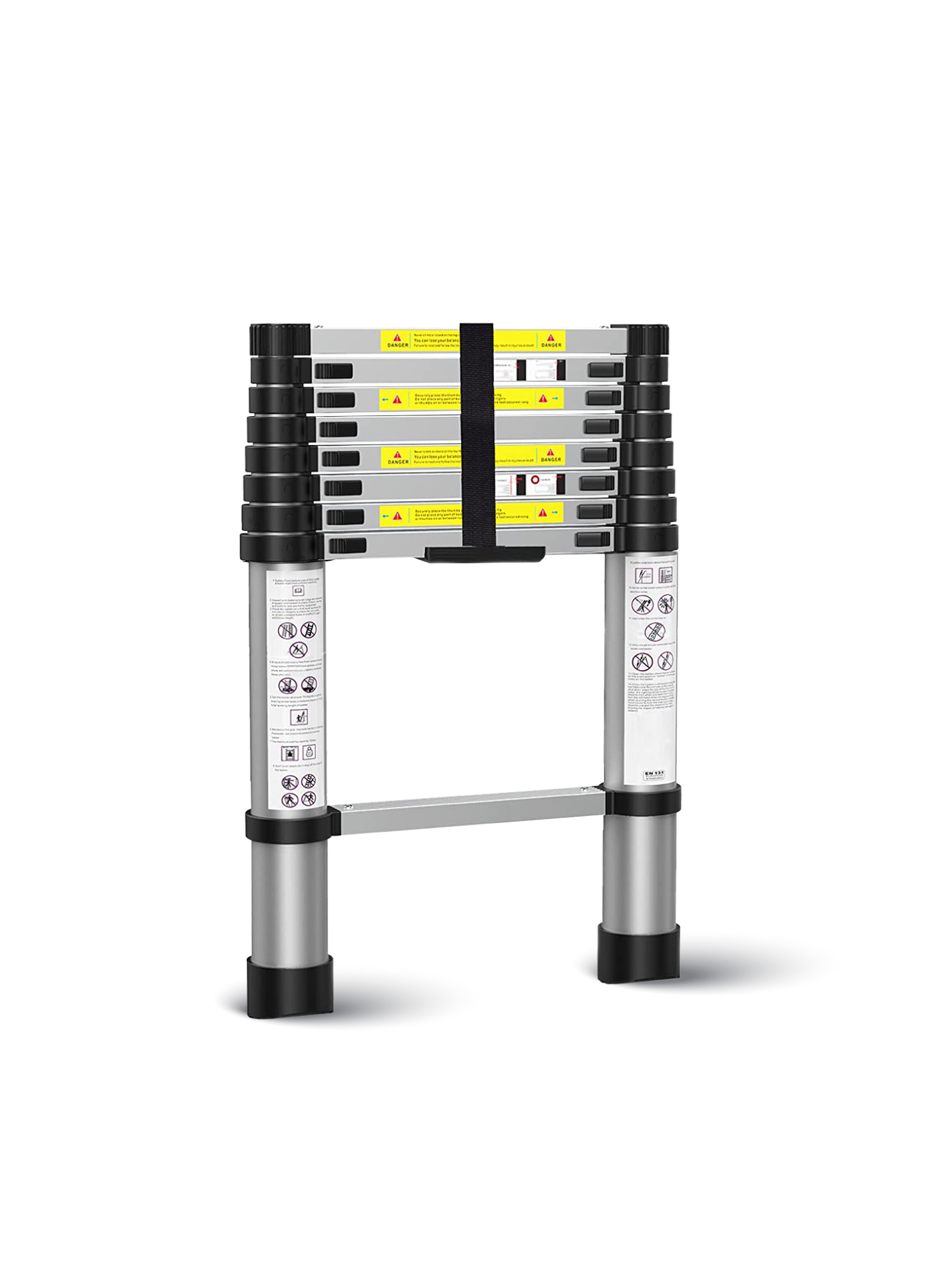 Escalera Retractil Telescopica 2.6 mt-0