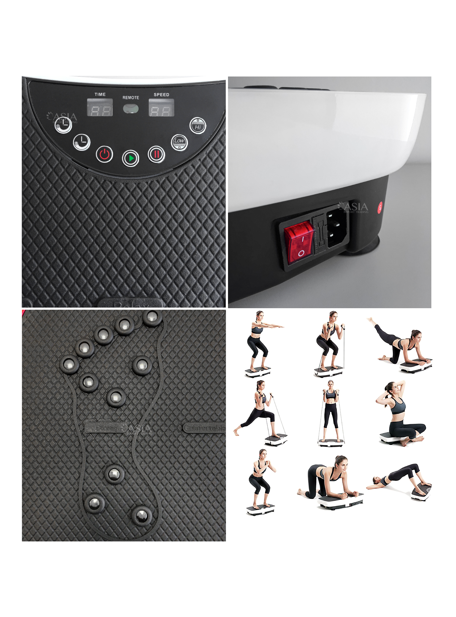 Plataforma Vibratoria Blanca PV300-3