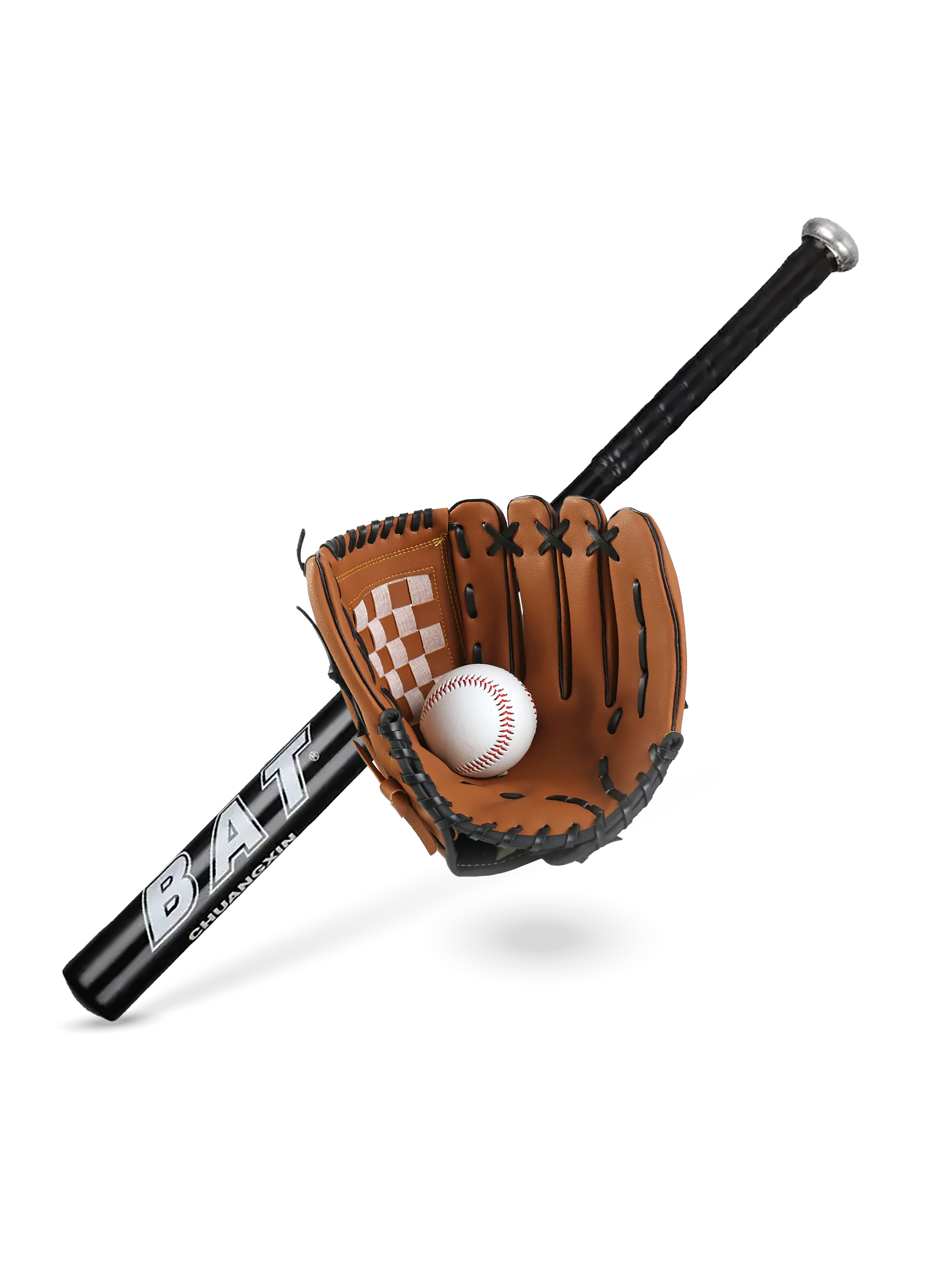 Set Baseball Bate Aluminio Negro-0