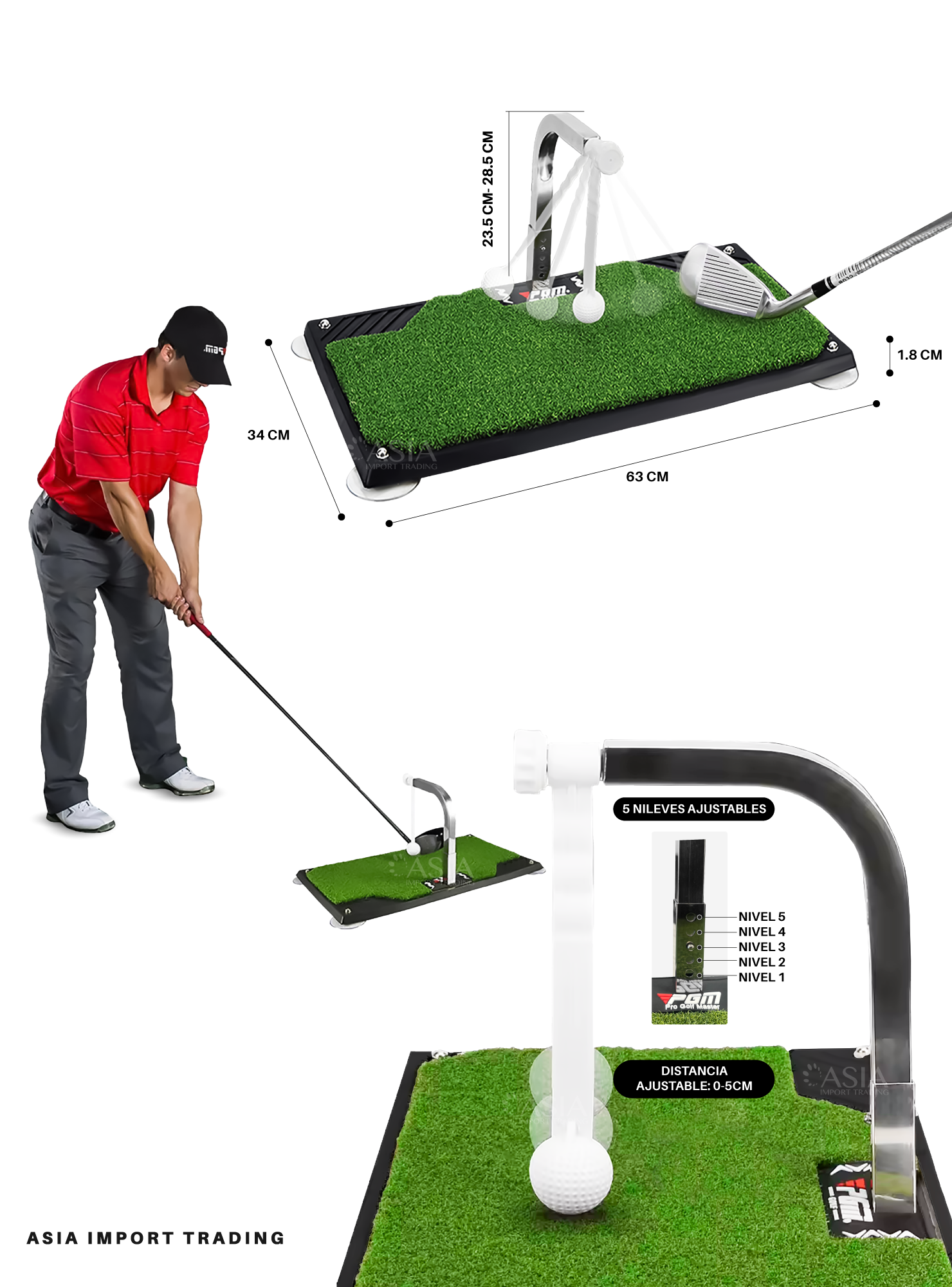 Entrenador de Swing de Golf 360-1