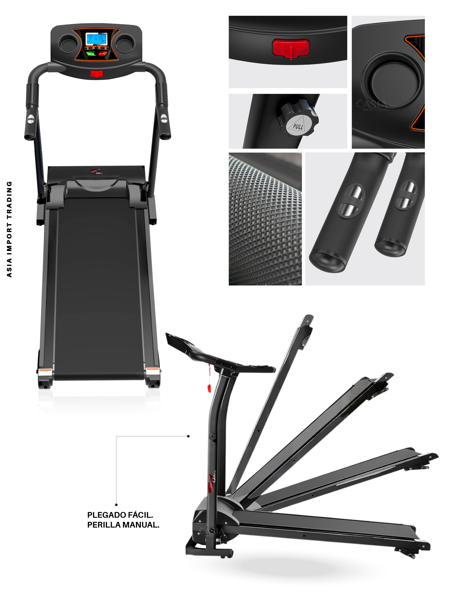Trotadora TREADMILL II Negra-3