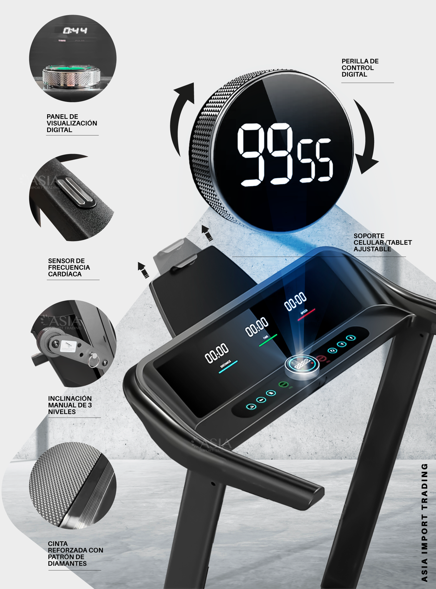 Trotadora Treadmill T500-1