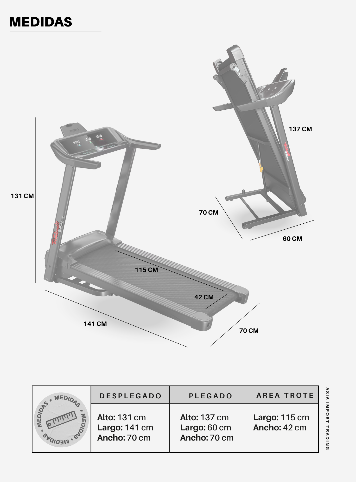 Trotadora Treadmill T500-3