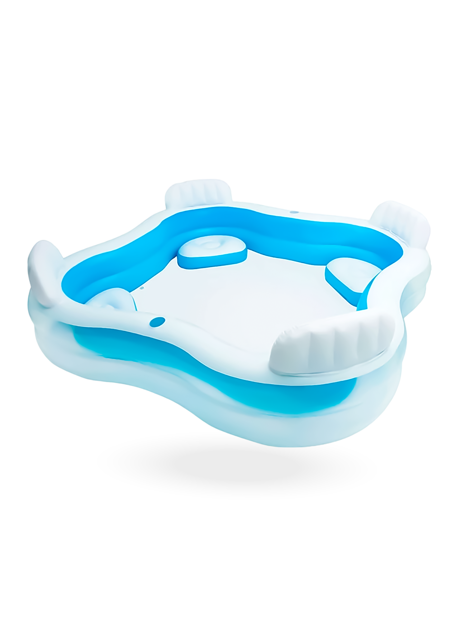 Piscina inflable familiar Intex 2,29mt x 2,29mt x 0,66mt  990 Litros-0