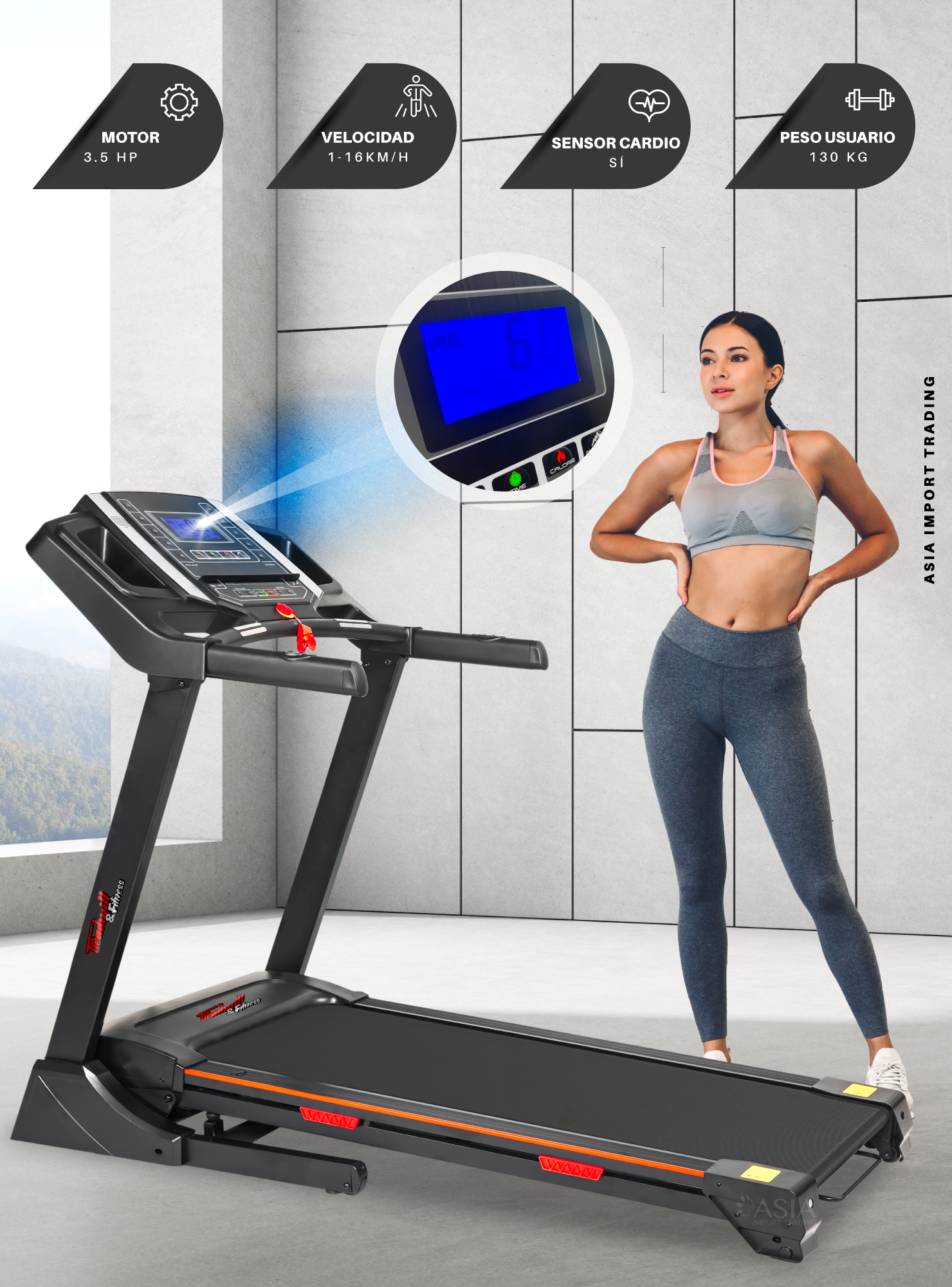 Trotadora Treadmill T850SM-1