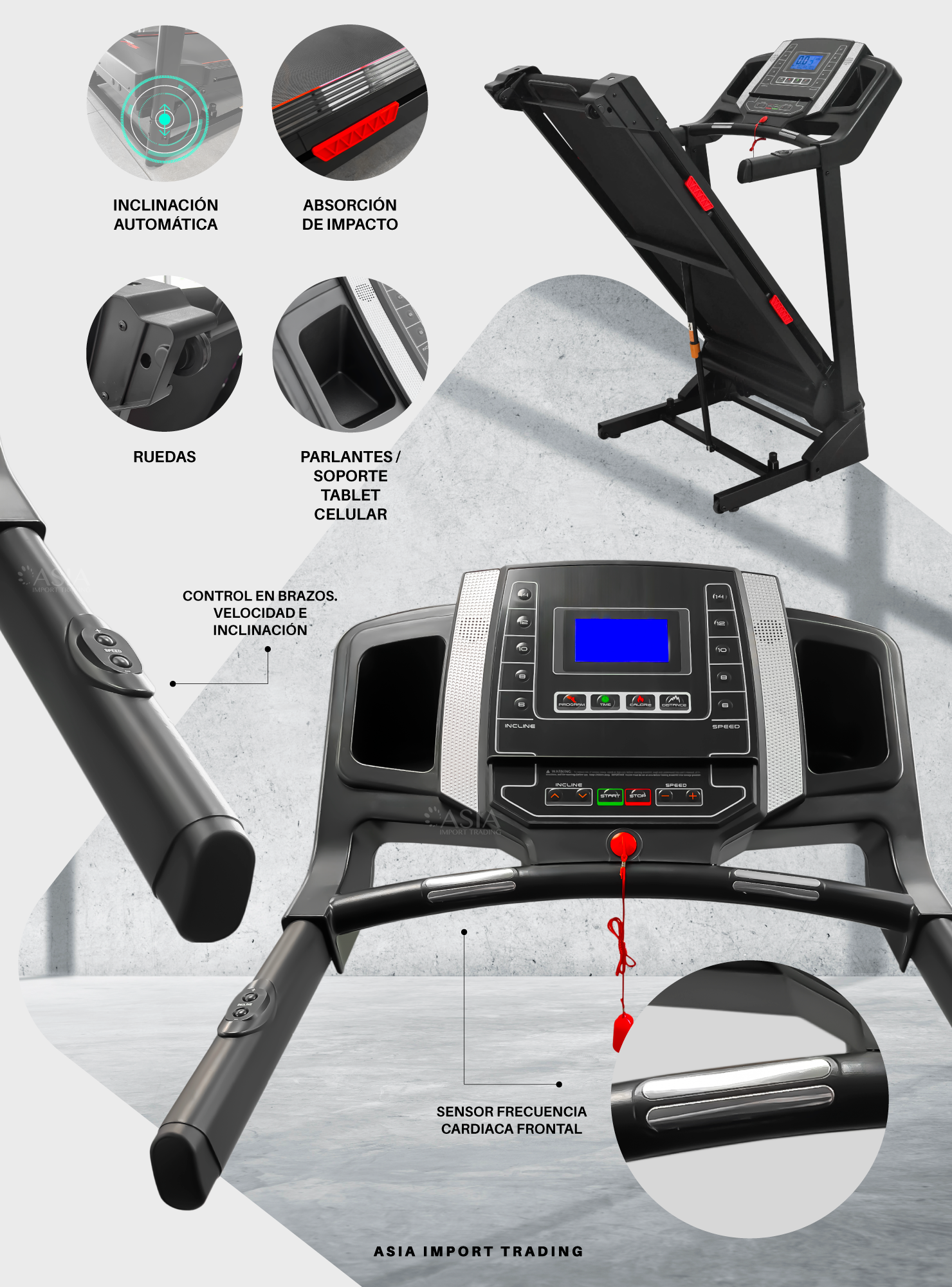 Trotadora Treadmill T850SM-2