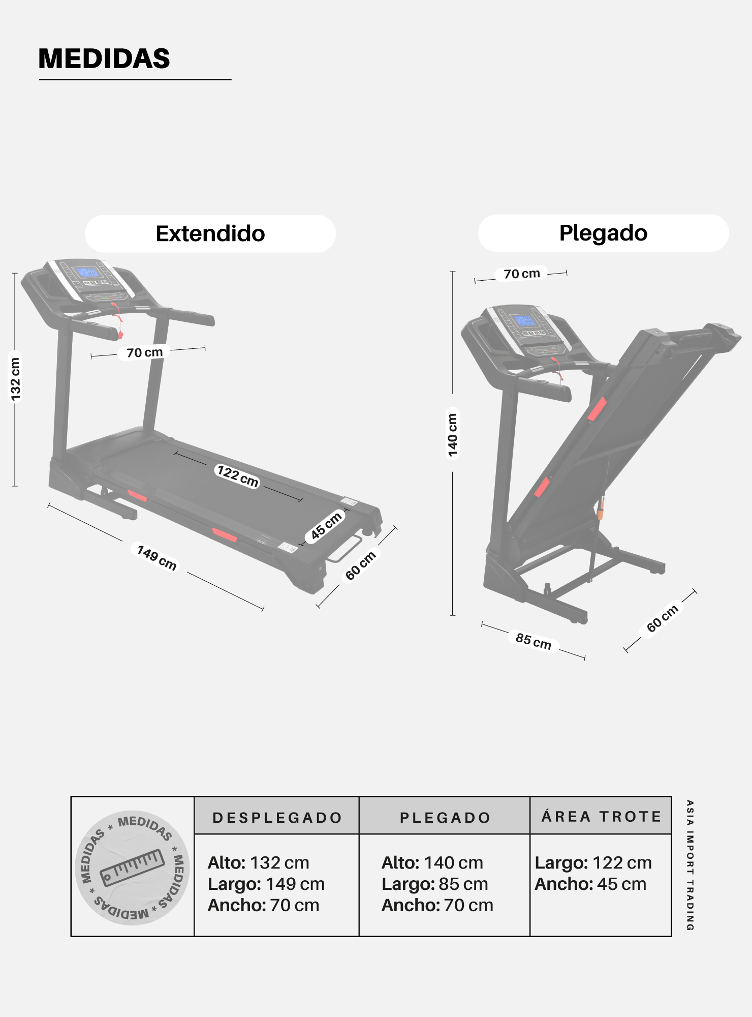 Trotadora Treadmill T850SM-3