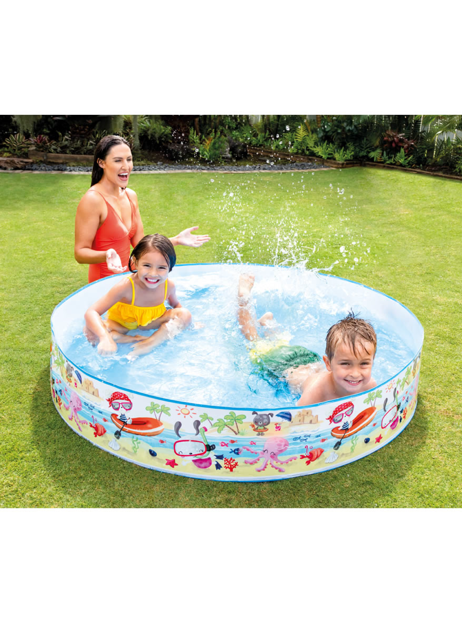 Piscina Redonda para niños Intex 1,52mt x 0,25mt 443 Litros-1