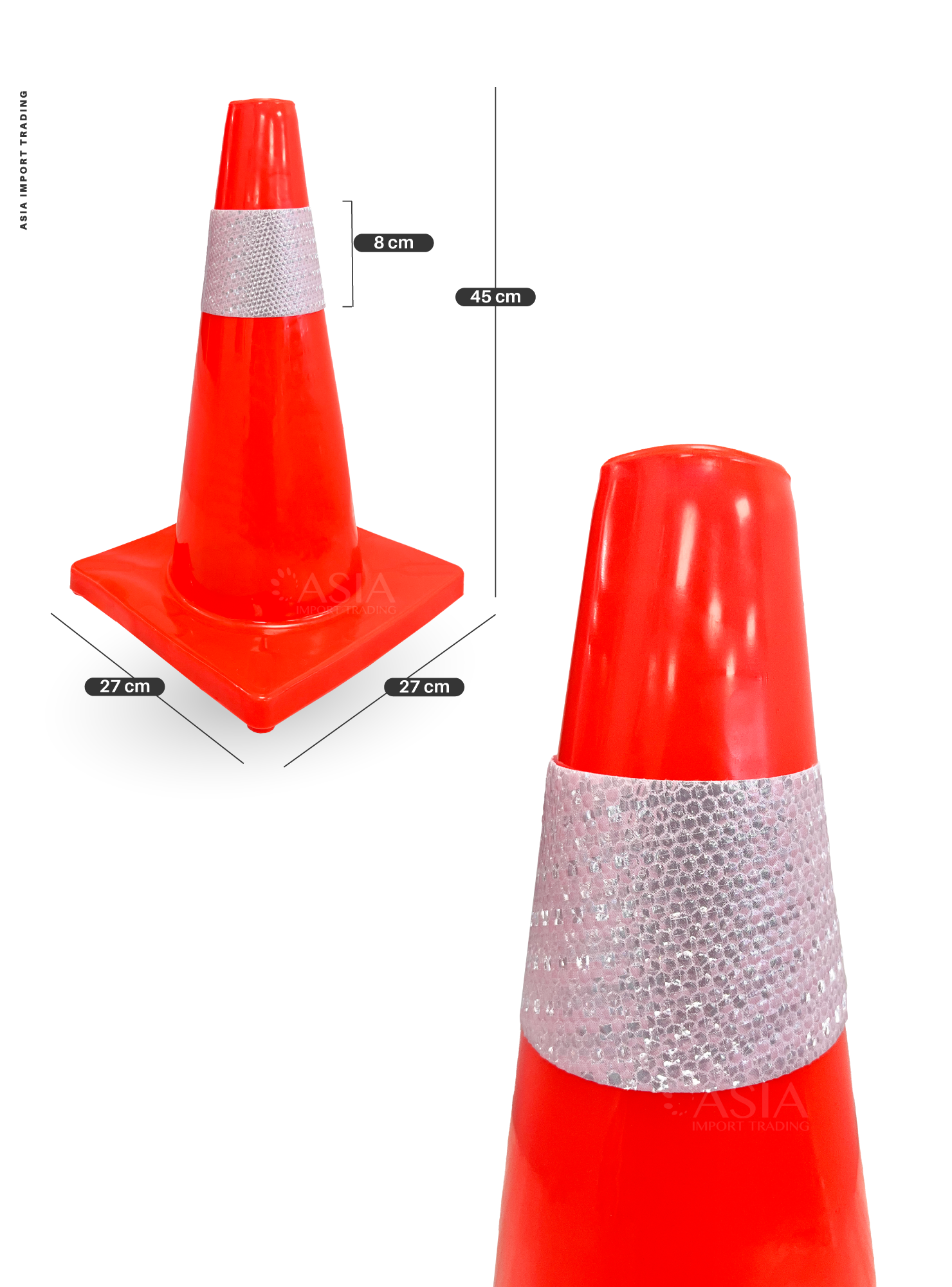 Cono Reflectante de 45 cm-1