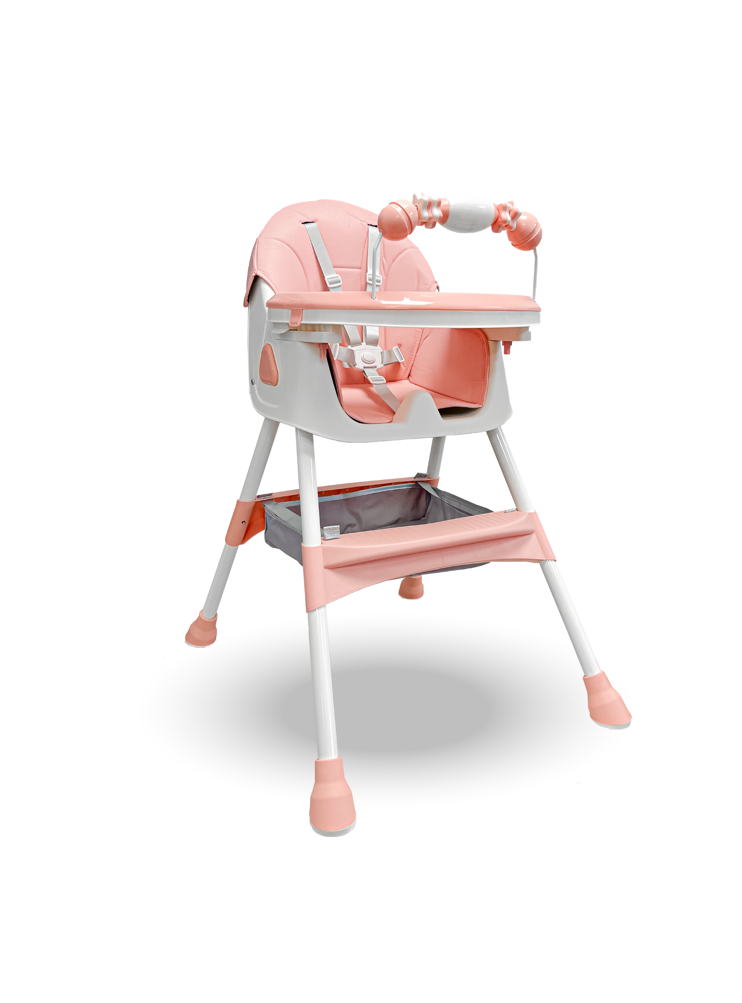 Silla de Comer Infantil color Rosado-0