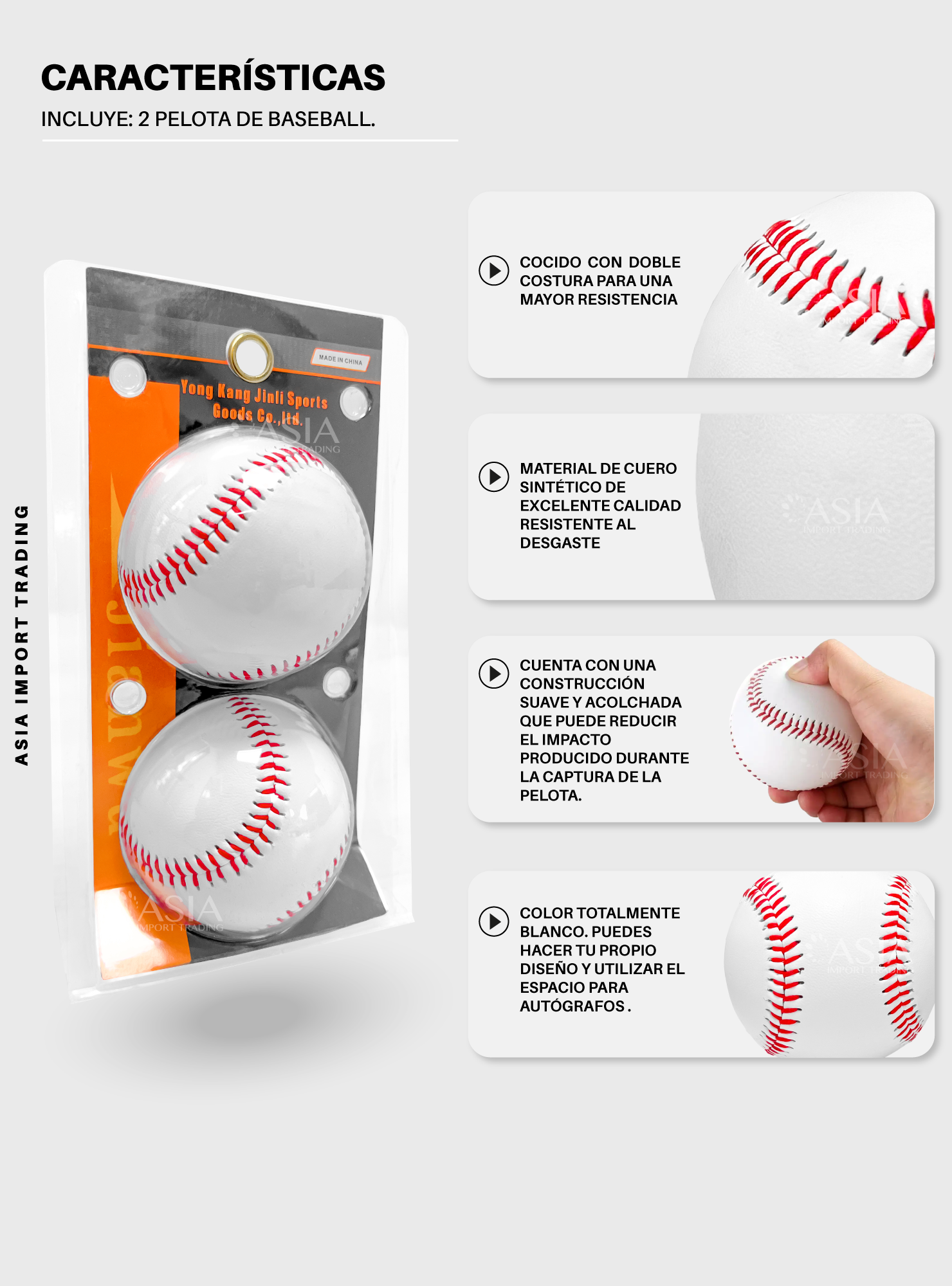 Set 2 pelotas de Baseball-2