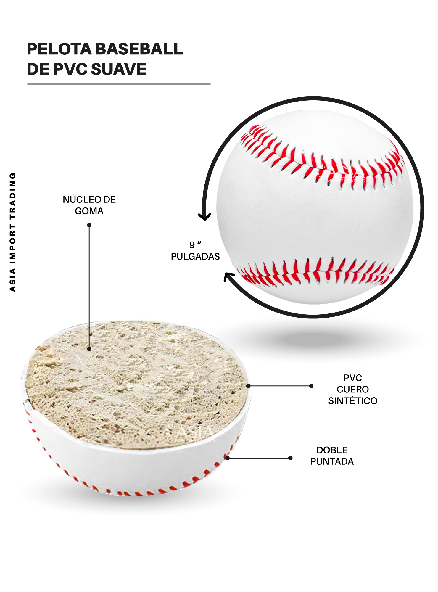 Set 2 pelotas de Baseball-3