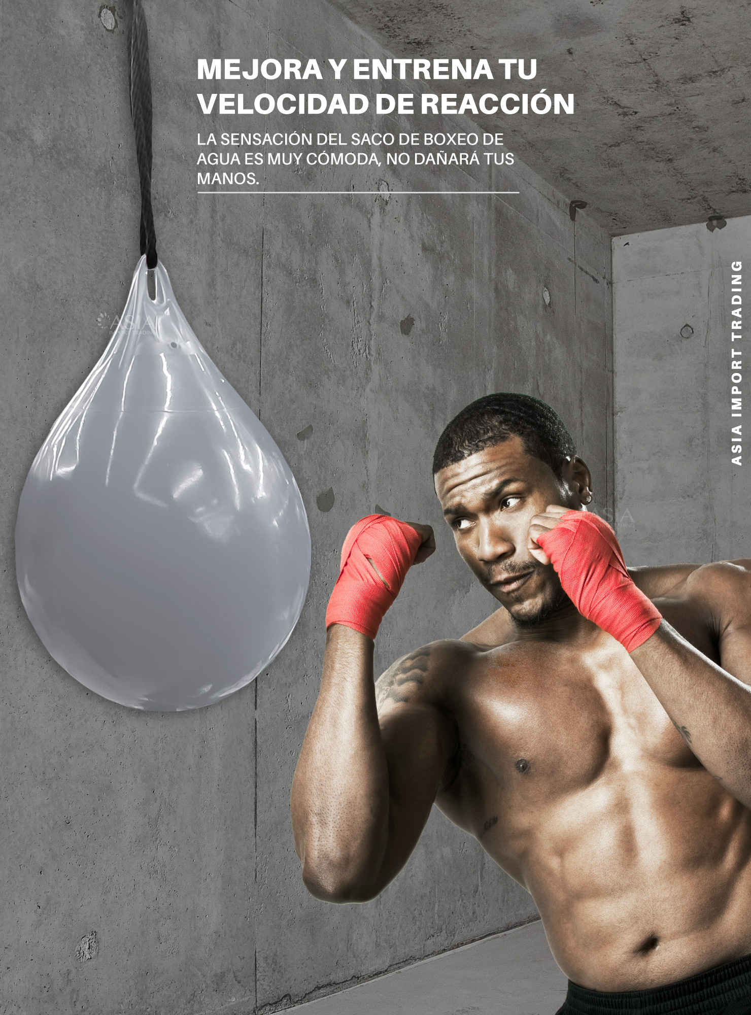 Pera de Boxeo rellenable con Agua-1