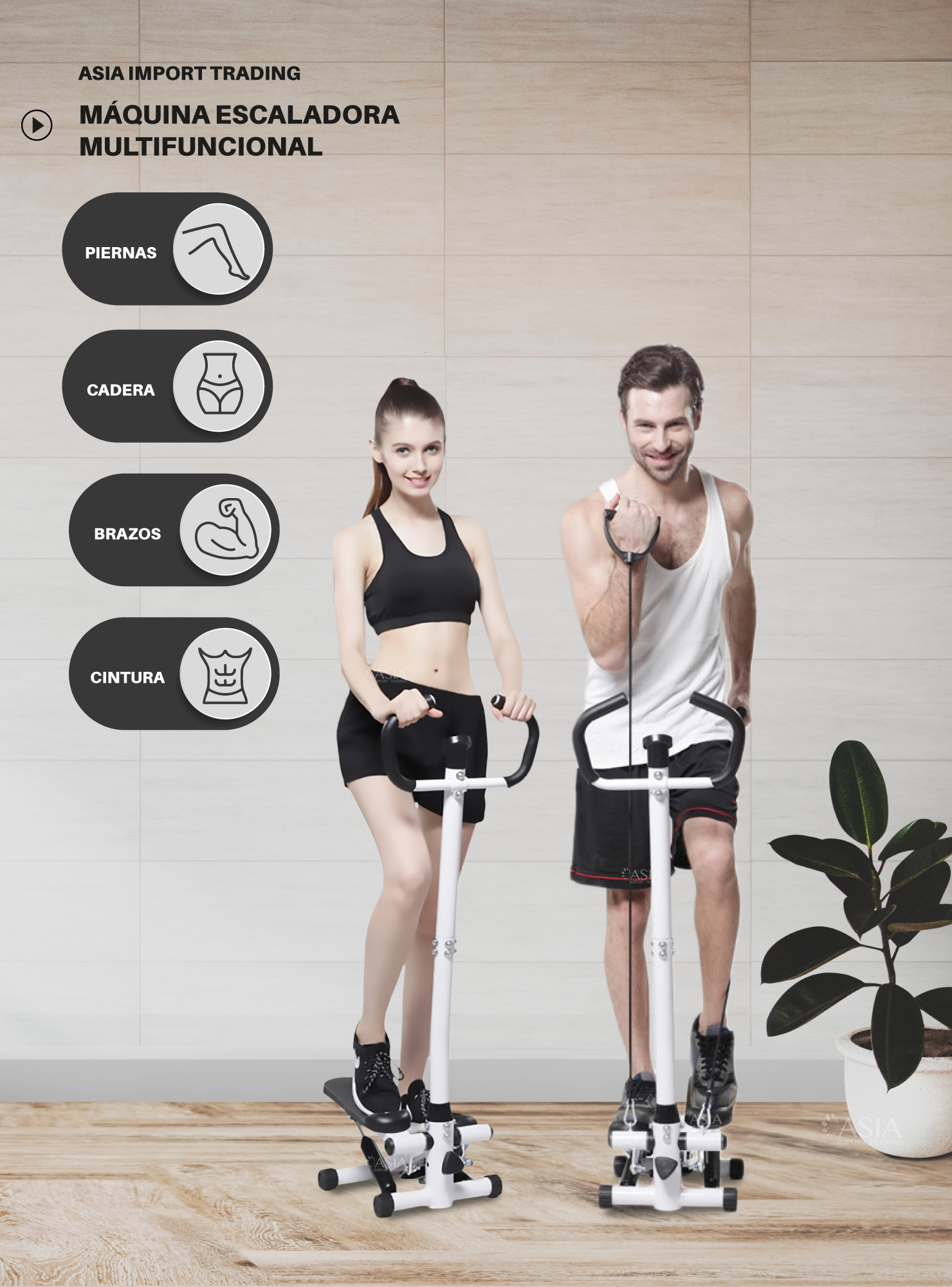 Máquina Escaladora Multifuncional ARC-3807-3