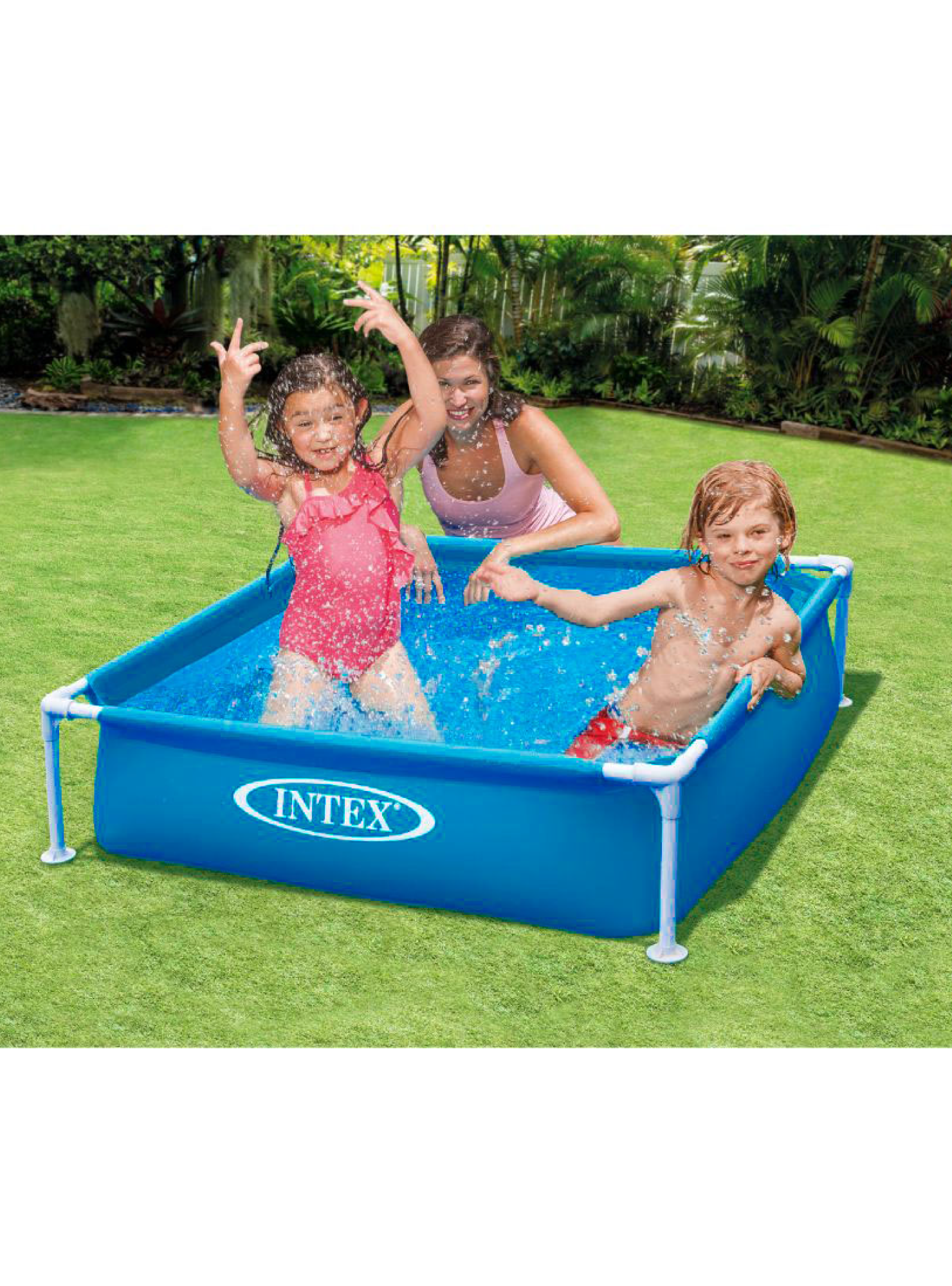 Piscina Estructural Mini Small Frame Intex 1,22 x 1,22 x 0,30 m 337 L-1