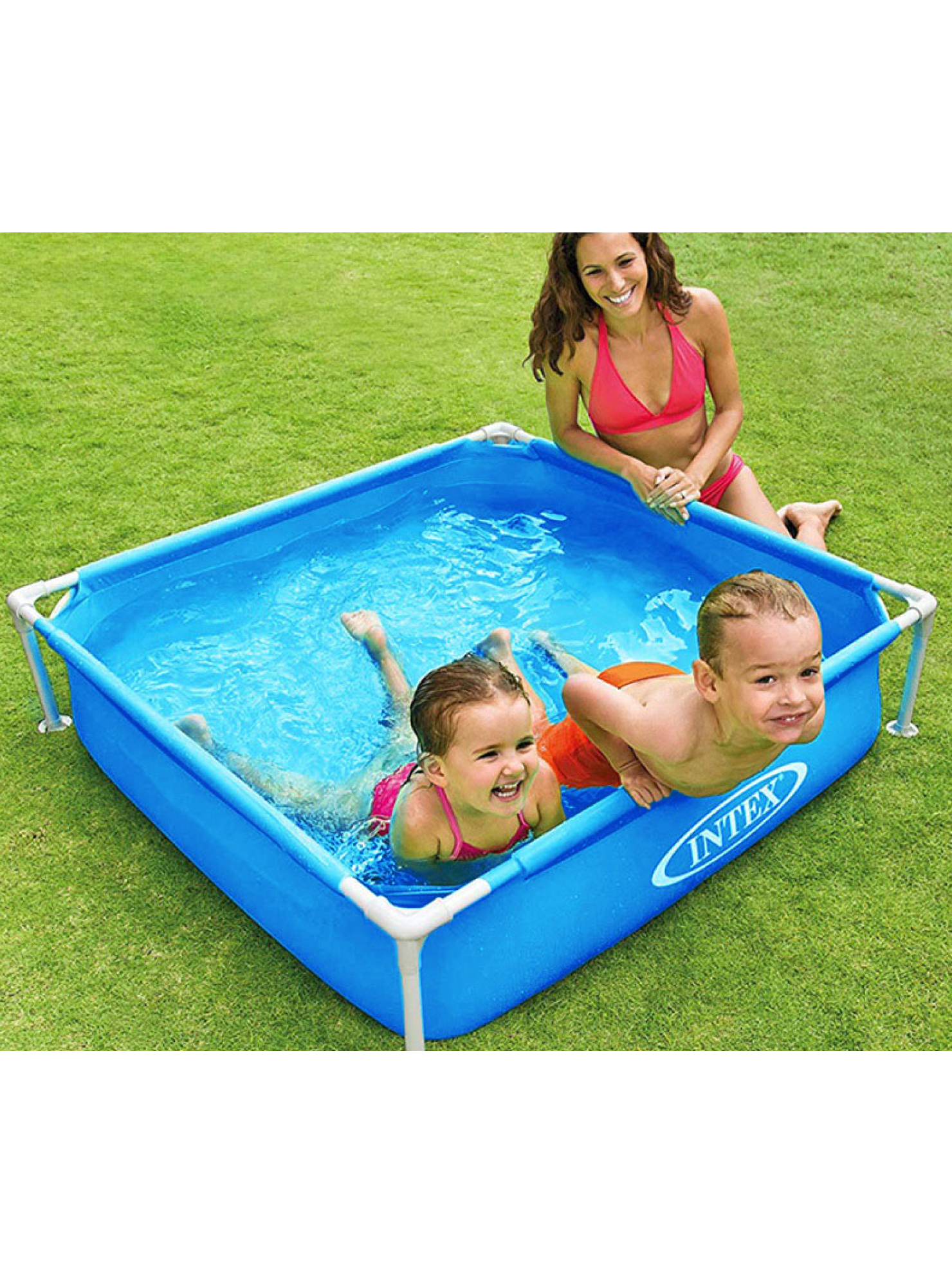 Piscina Estructural Mini Small Frame Intex 1,22 x 1,22 x 0,30 m 337 L-3