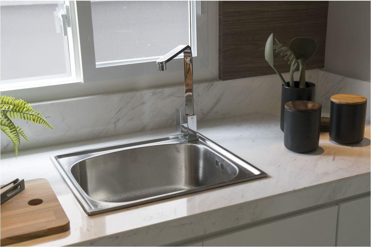 Lavaplatos Candem Sobre Mesón 1 Cubeta BEHNKE-1