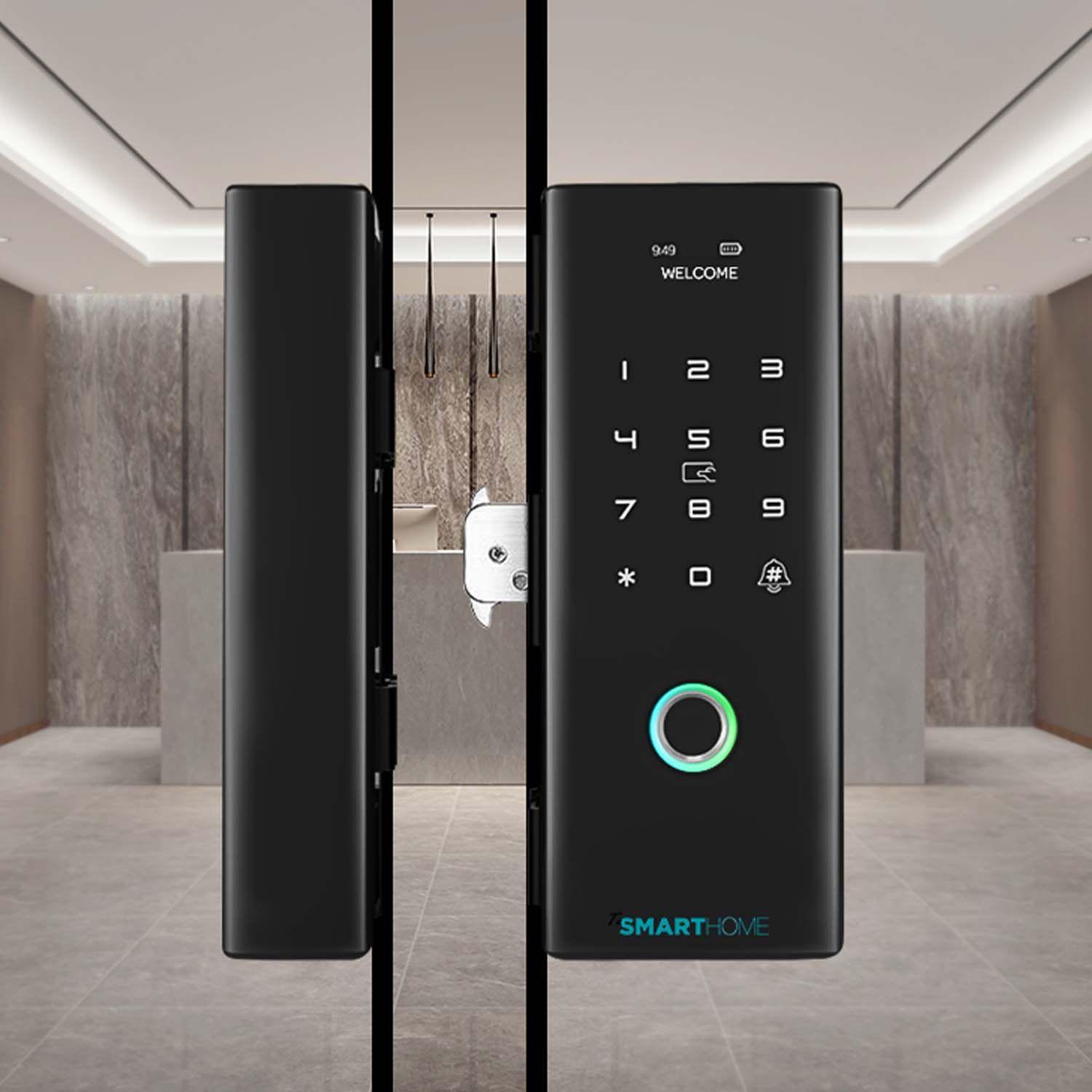 Cerradura Domótica para puerta de Vidrio-1