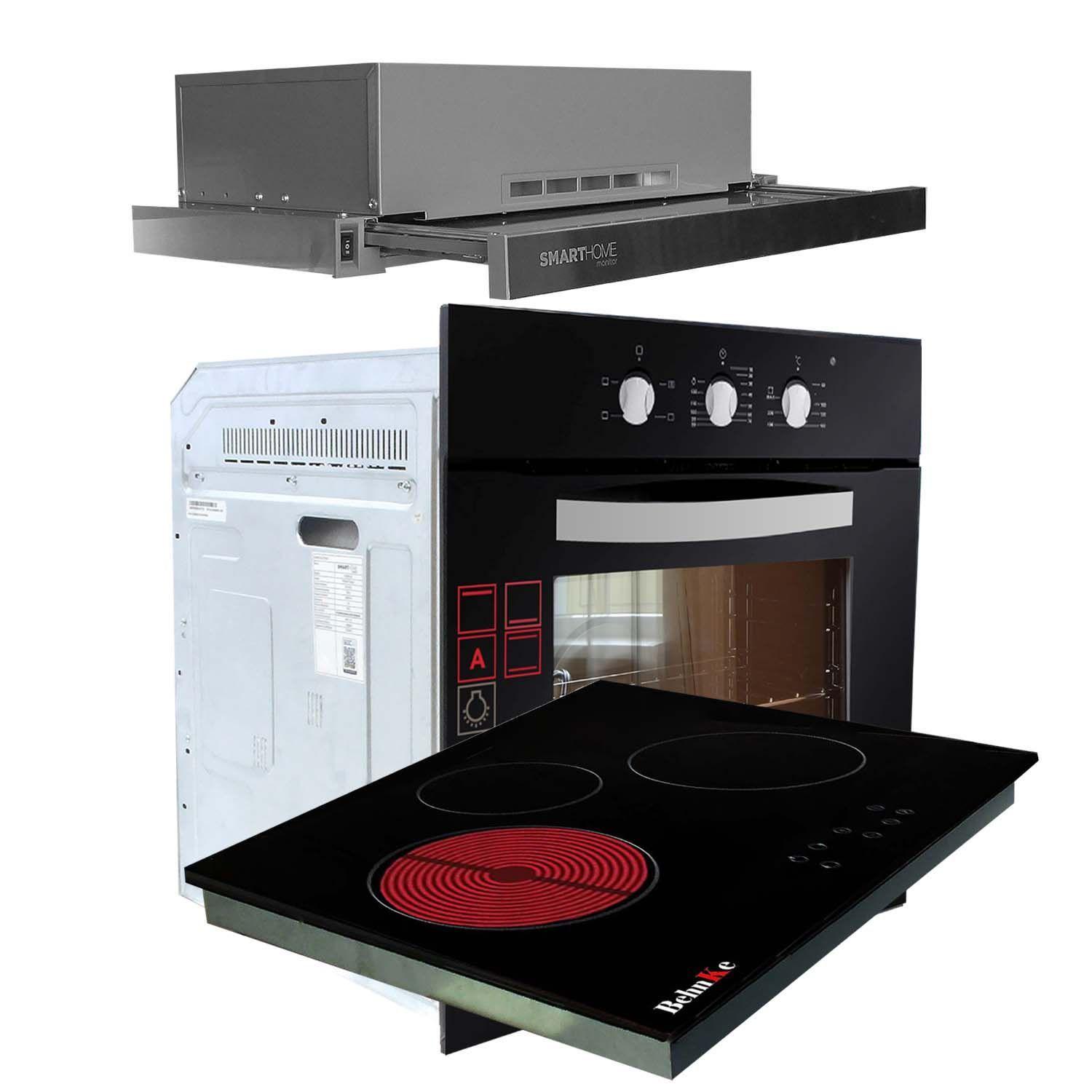 KIT HORNO ETERNITY + ENCIMERA VITRO 3 QUEMADORES + CAMPANA ETERNITY LED-0