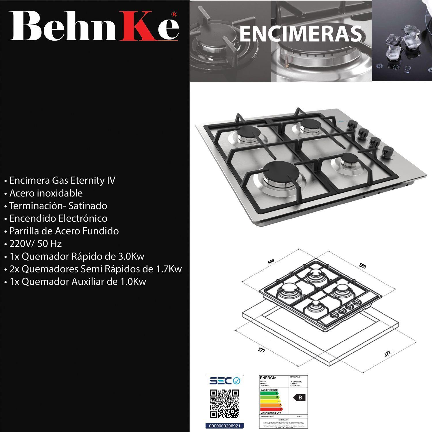 Encimera Eternity Gas 60 -6