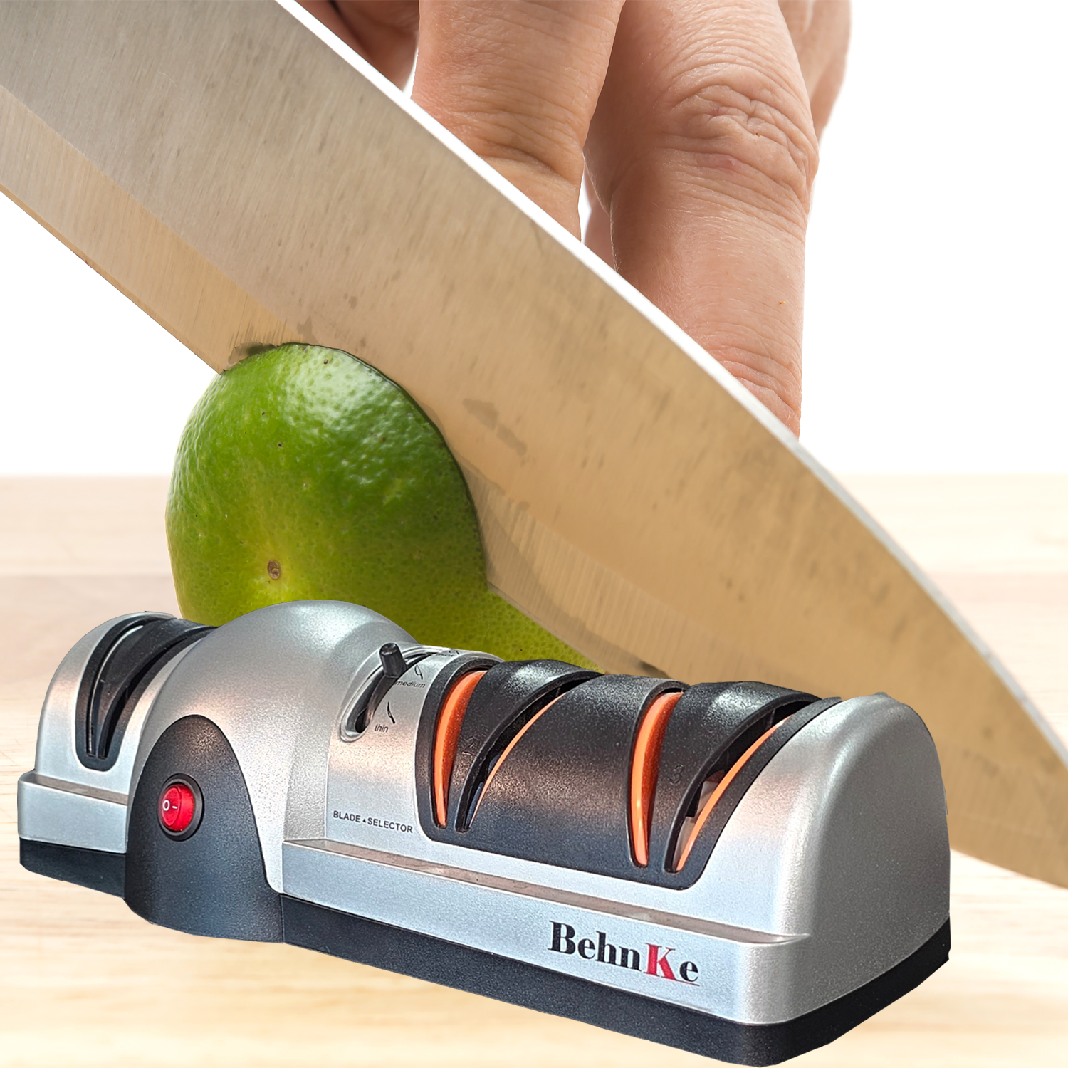 Afilador de cuchillo eléctrico de 3 zonas Behnke-2