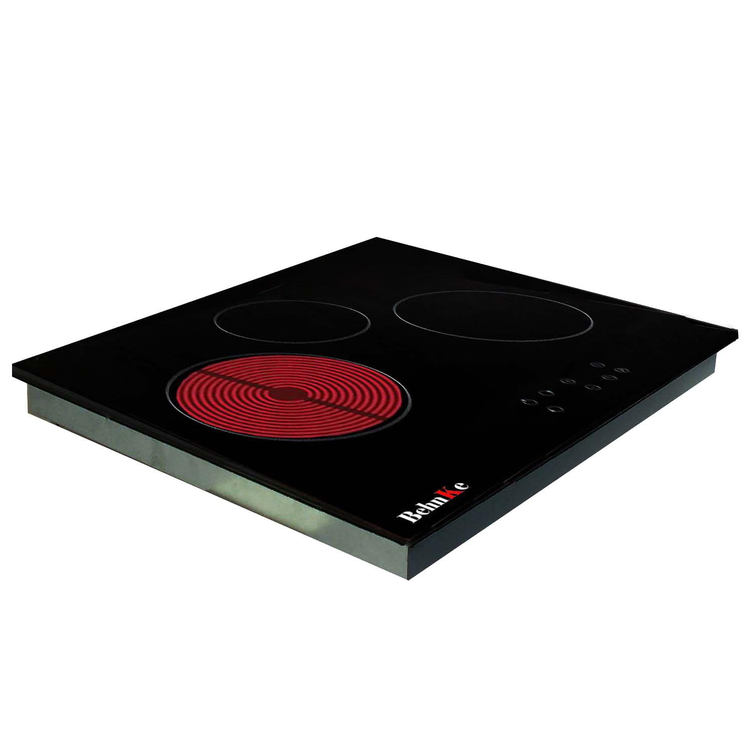Kit Empotrado Horno+Encimera Eléctrica 3 Platos+Campana-3