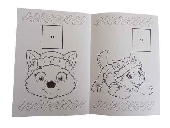 Libro Para Pintar Paw Patrol con stickers-2