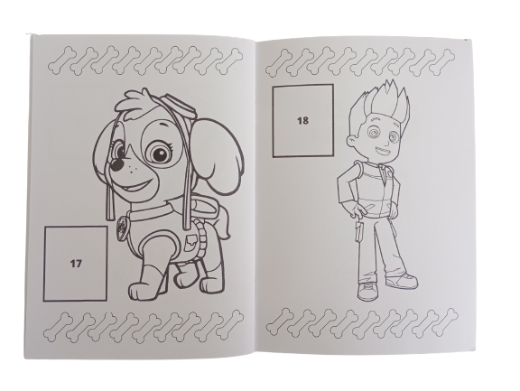 Libro Para Pintar Paw Patrol con stickers-3