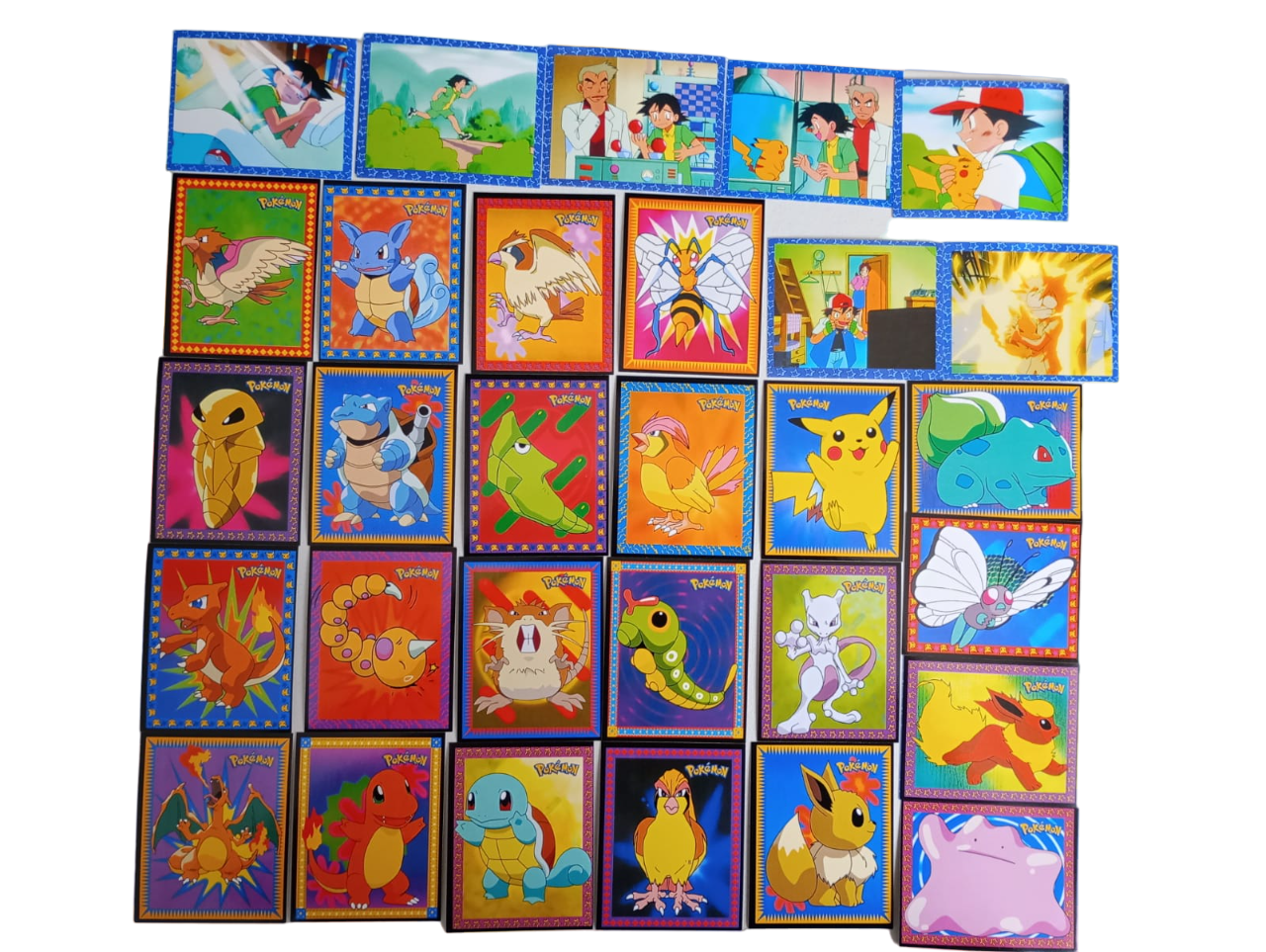 Álbum Pokemón rmst 90 + Todas Sus Láminas A Pegar-6