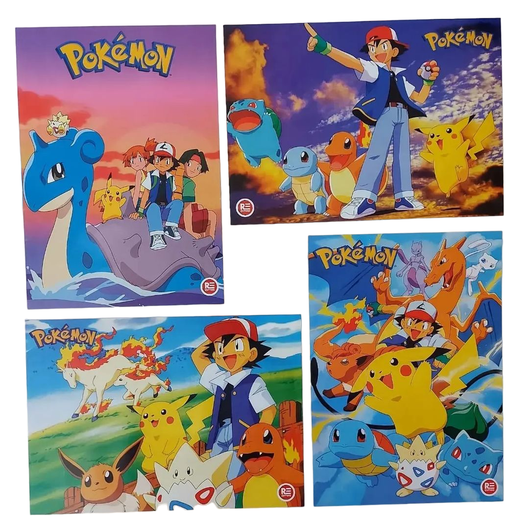 Álbum Pokemón rmst 90 + Todas Sus Láminas A Pegar-7