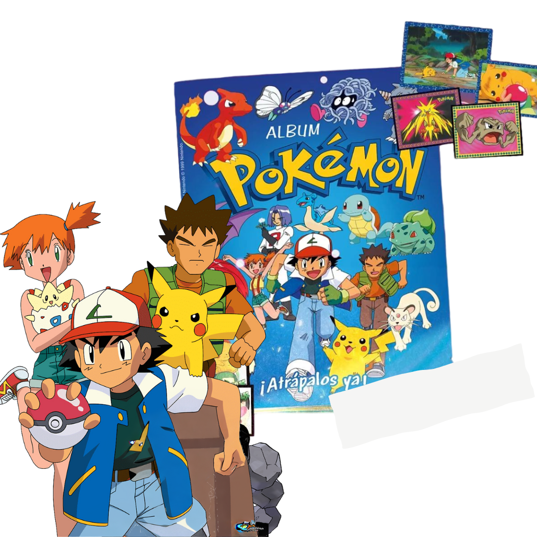 Álbum Pokemón rmst 90 + Todas Sus Láminas A Pegar-0