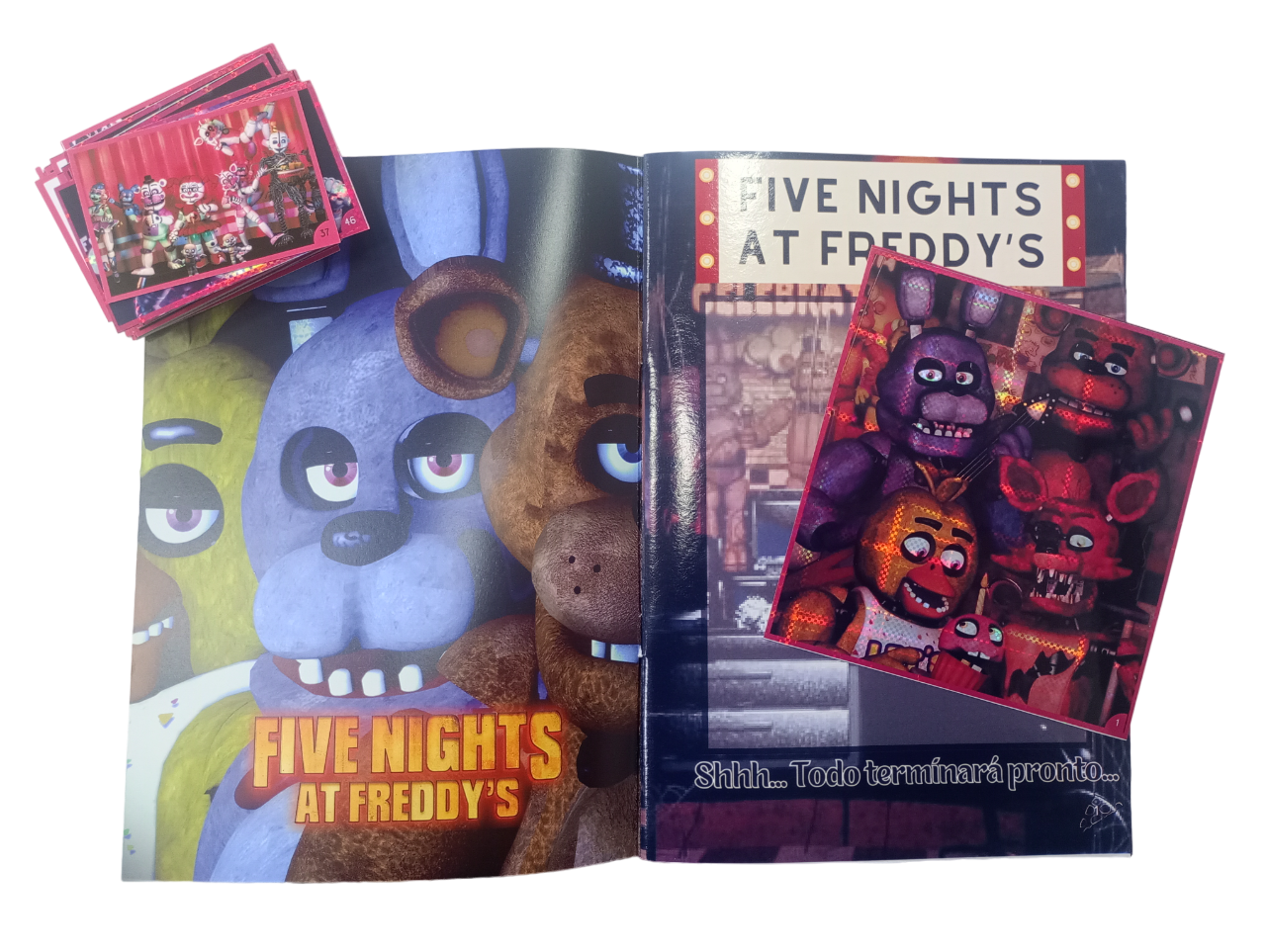 Mini Álbum Five Nights at Freddy´s + Todas Sus Láminas A Pegar-1