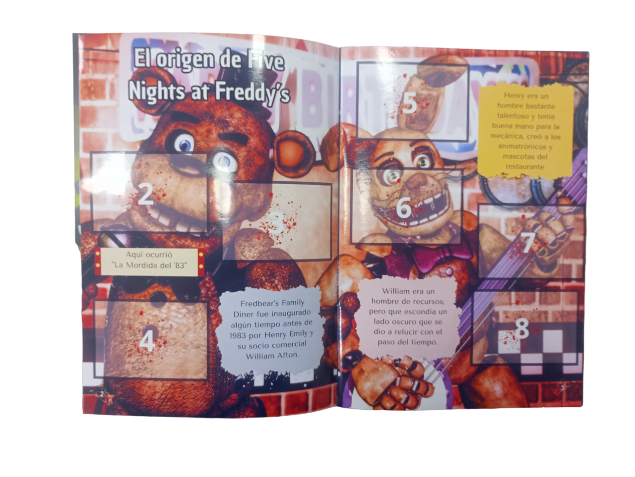 Mini Álbum Five Nights at Freddy´s + Todas Sus Láminas A Pegar-2